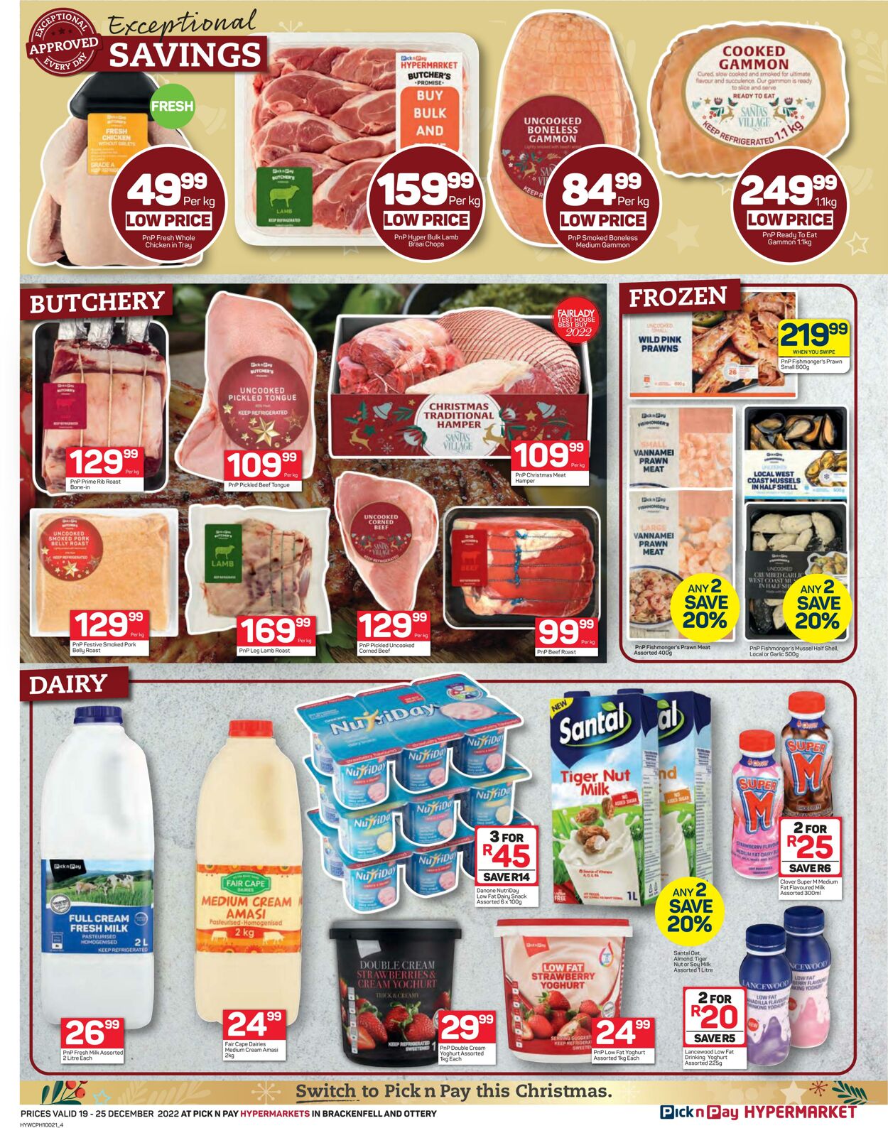 Special Pick n Pay 19.12.2022 - 25.12.2022