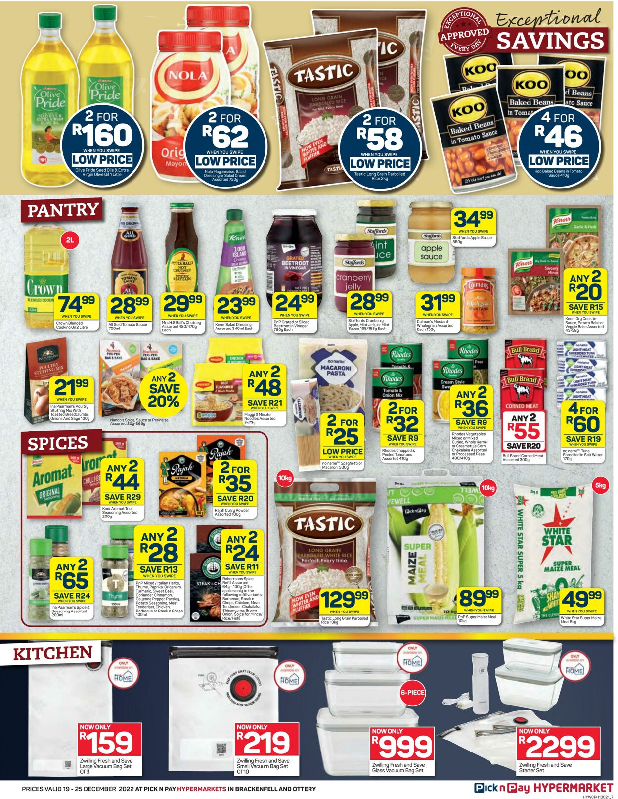 Special Pick n Pay 19.12.2022 - 25.12.2022