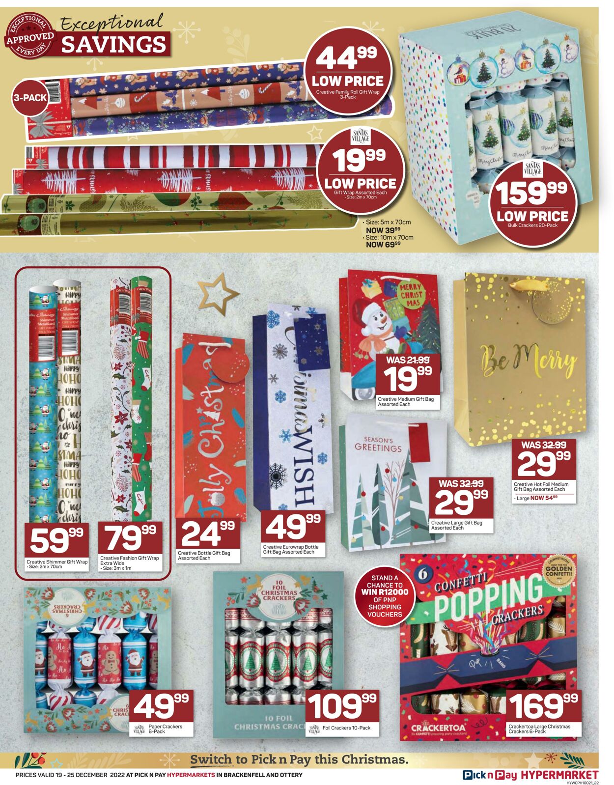 Special Pick n Pay 19.12.2022 - 25.12.2022