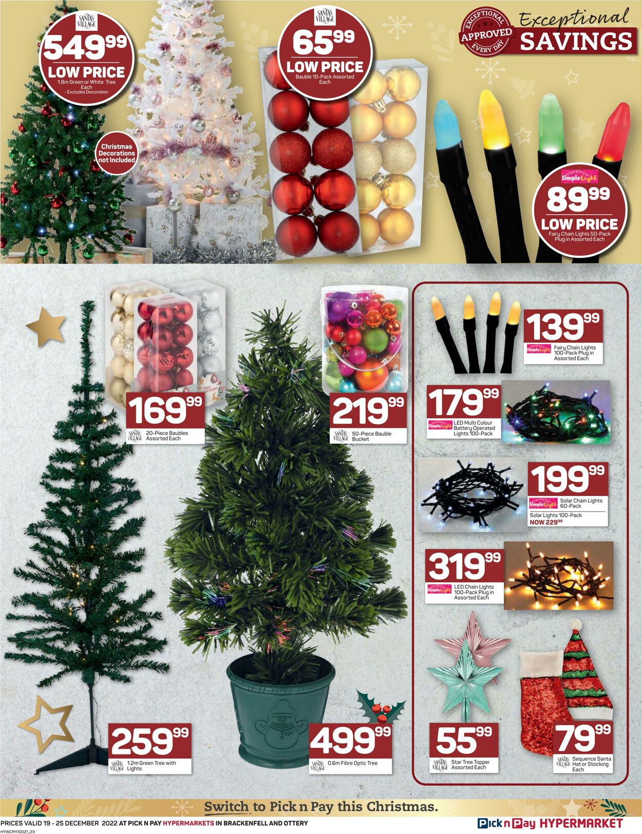 Special Pick n Pay 19.12.2022 - 25.12.2022