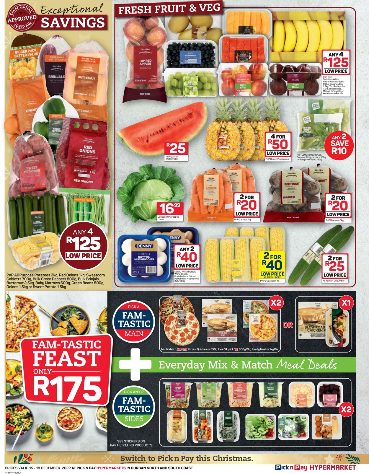 Special Pick n Pay 15.12.2022 - 18.12.2022
