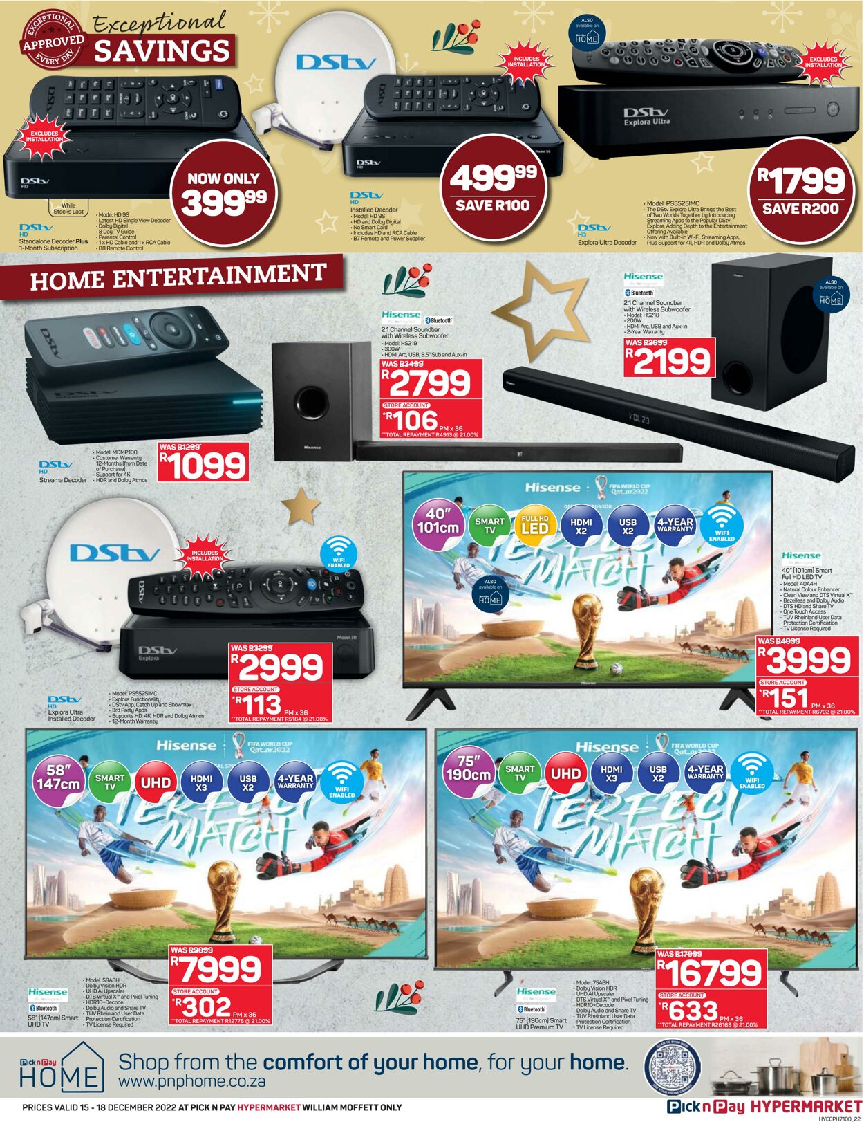 Special Pick n Pay 15.12.2022 - 18.12.2022