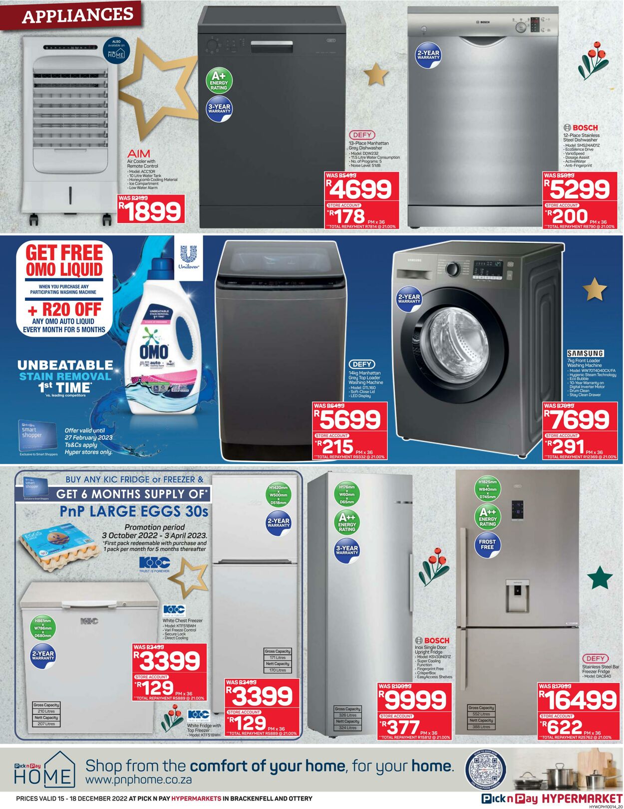 Special Pick n Pay 15.12.2022 - 18.12.2022