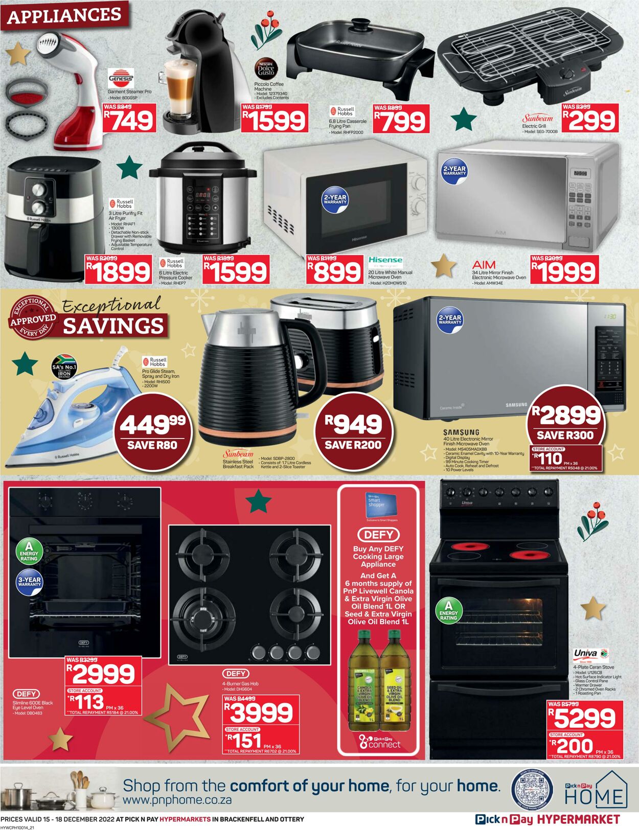 Special Pick n Pay 15.12.2022 - 18.12.2022