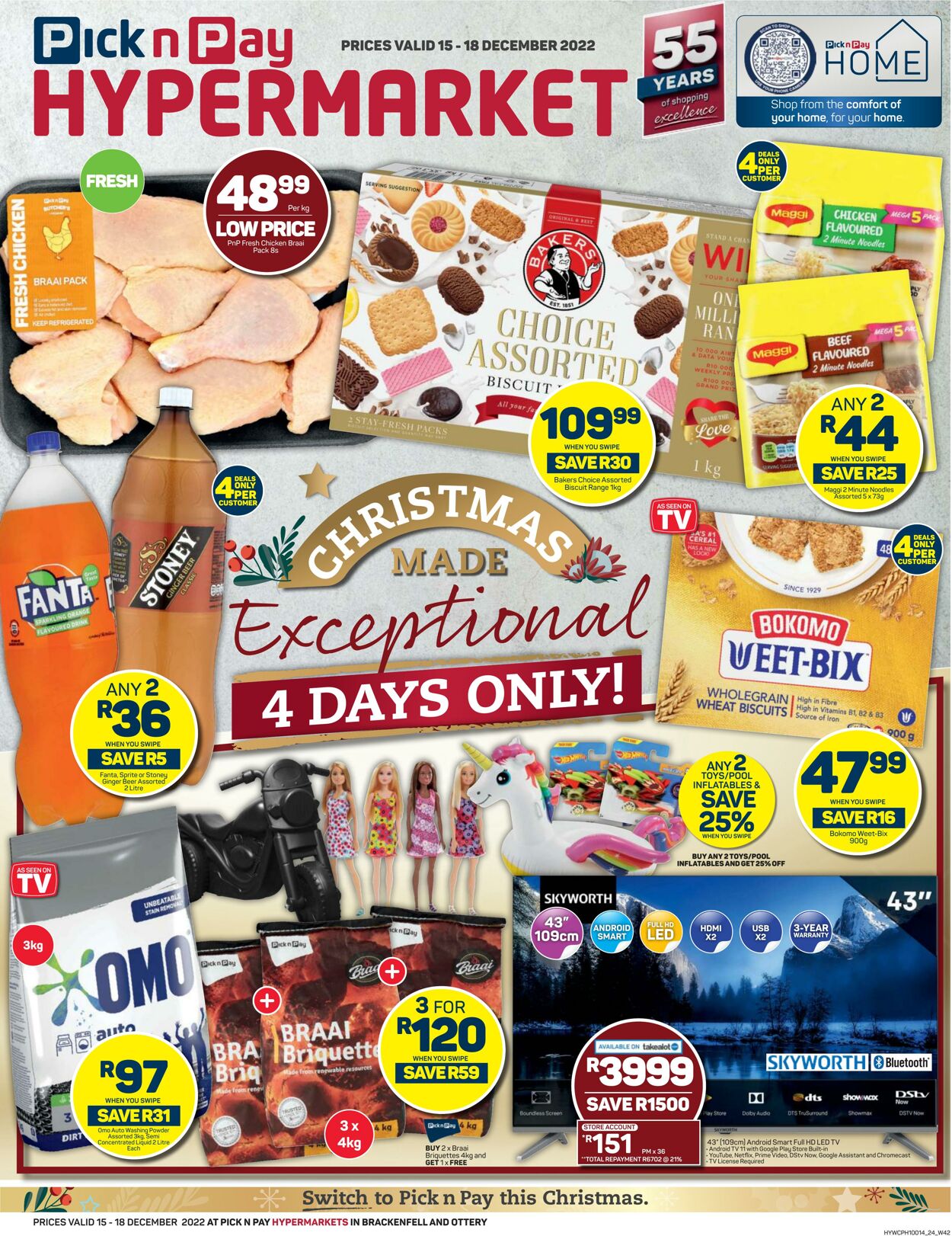 Special Pick n Pay 15.12.2022 - 18.12.2022