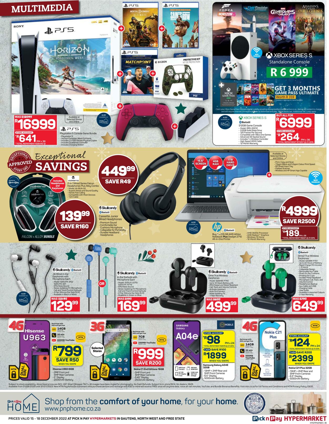 Special Pick n Pay 15.12.2022 - 18.12.2022