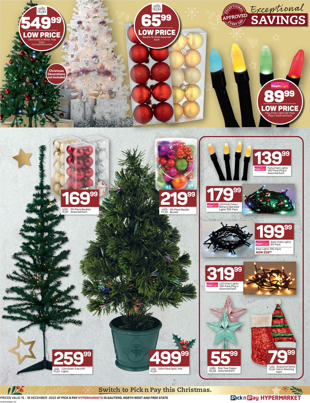 Special Pick n Pay 15.12.2022 - 18.12.2022