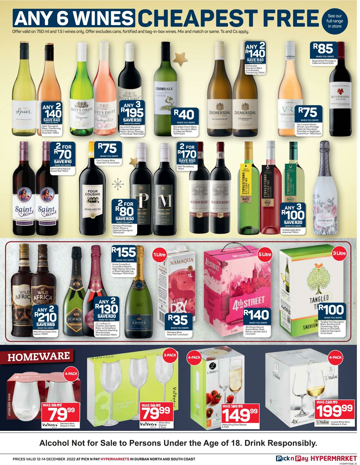 Special Pick n Pay 12.12.2022 - 14.12.2022