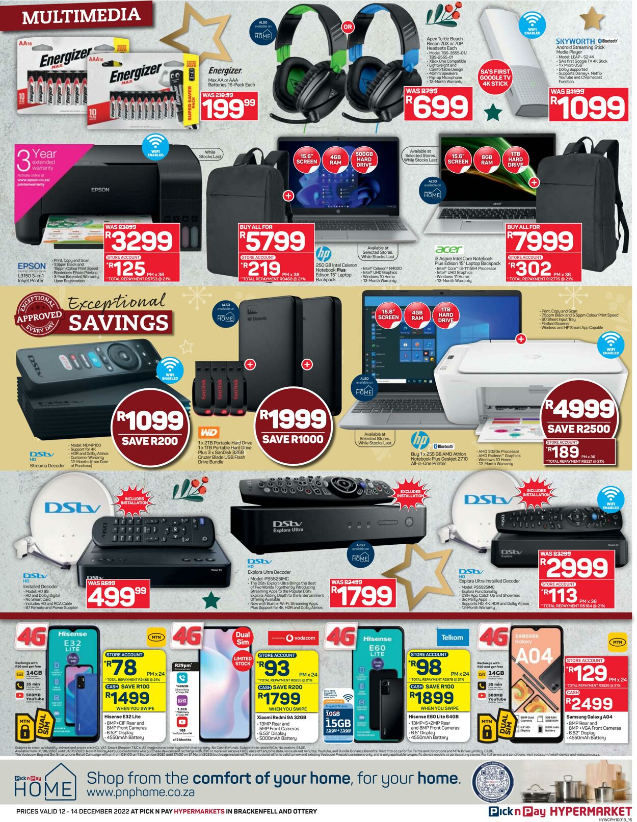 Special Pick n Pay 12.12.2022 - 14.12.2022