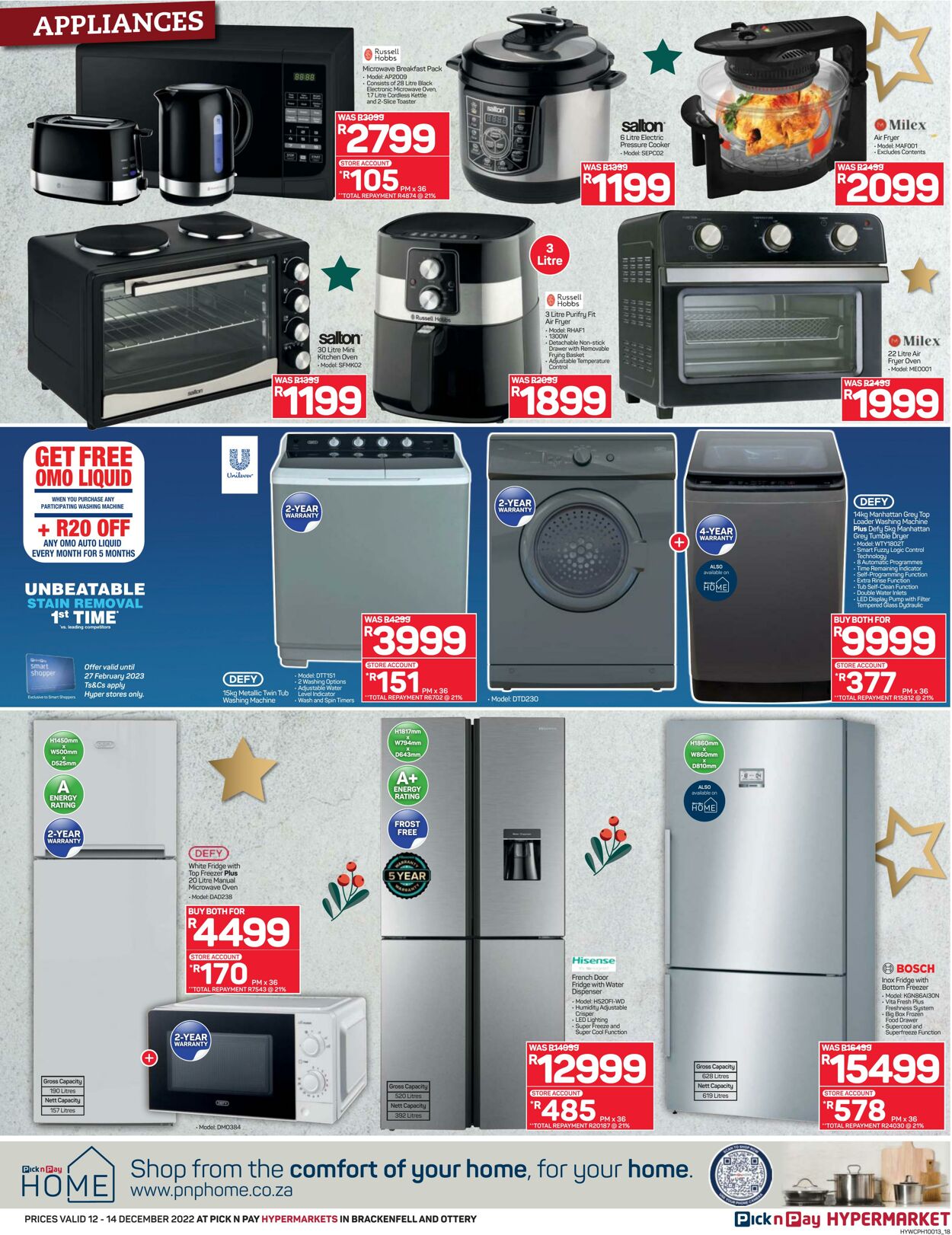 Special Pick n Pay 12.12.2022 - 14.12.2022