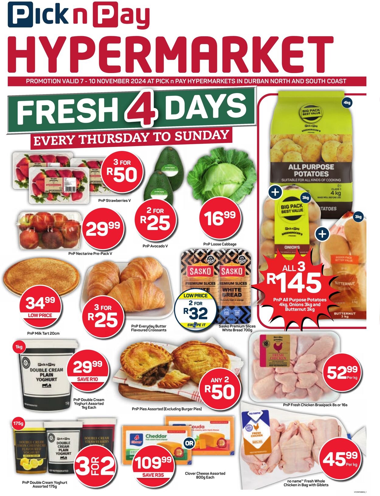 Special Pick n Pay - Hyper Fresh & Rugby Specials 7 Nov, 2024 - 10 Nov, 2024