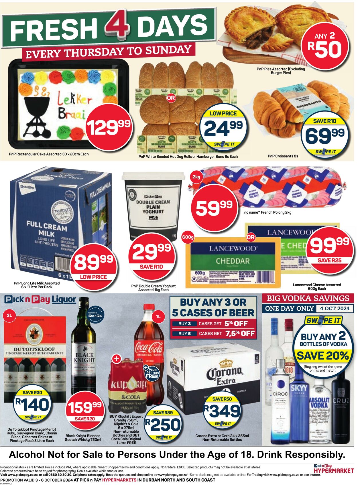 Special Pick n Pay 03.10.2024 - 06.10.2024