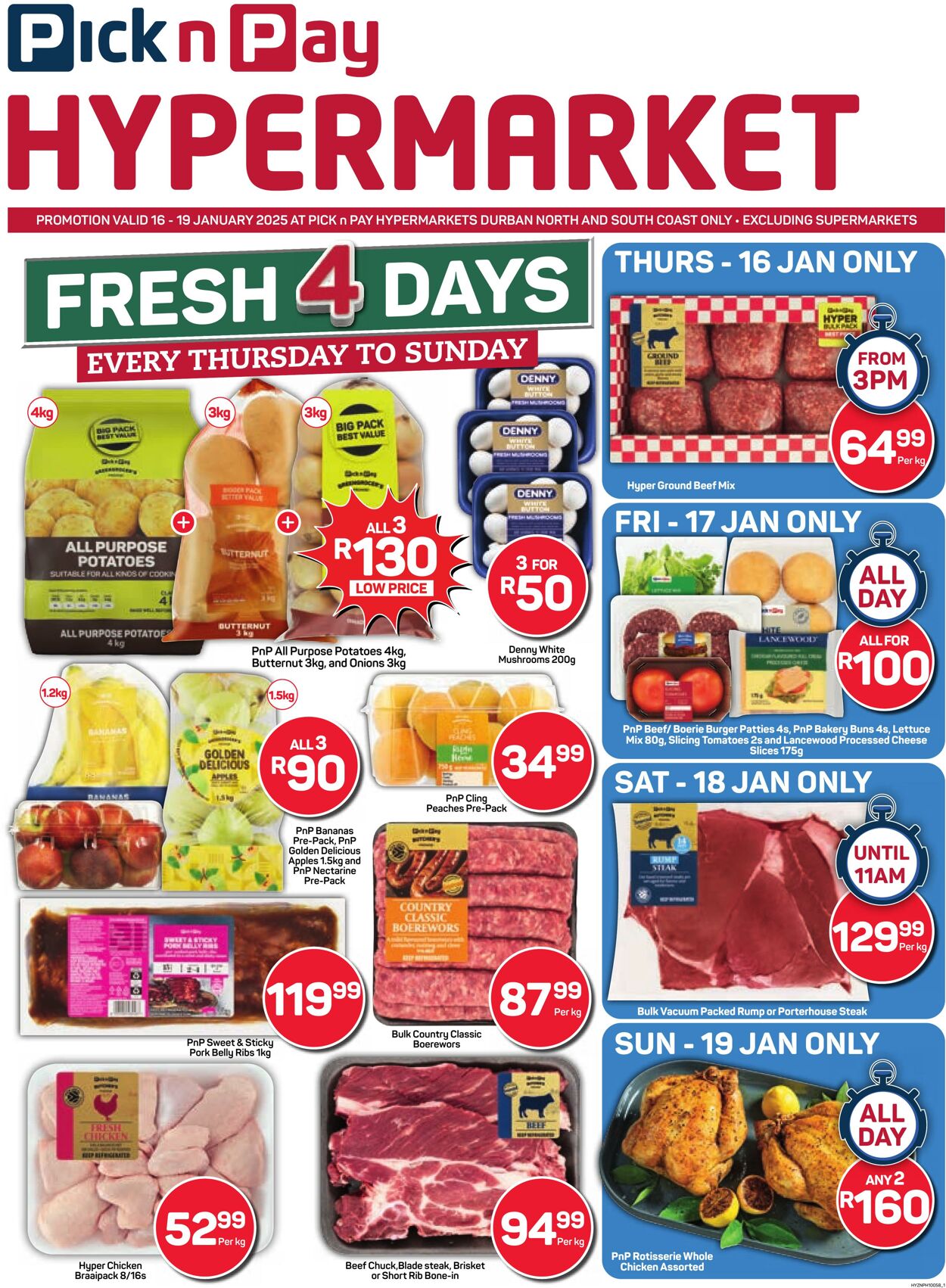 Special Pick n Pay 16.01.2025 - 19.01.2025