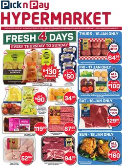 Special Pick n Pay 16.01.2025 - 19.01.2025