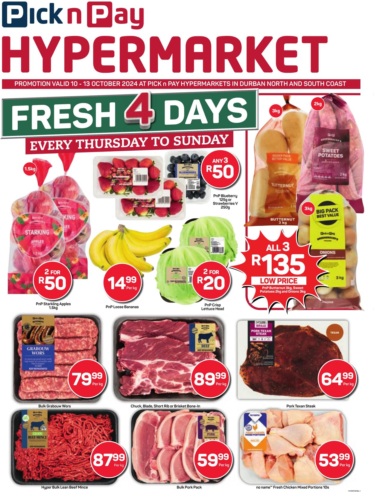 Special Pick n Pay 10.10.2024 - 13.10.2024