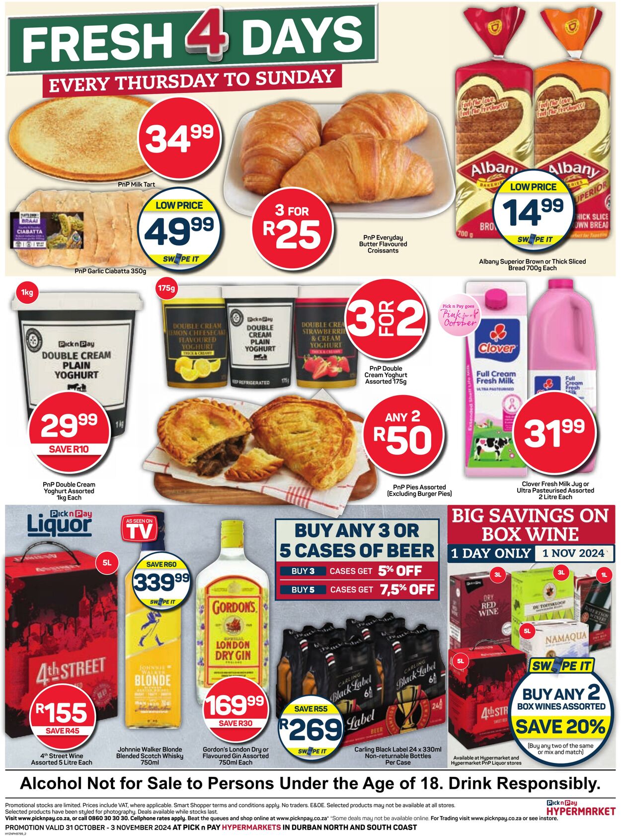 Special Pick n Pay 31.10.2024 - 03.11.2024