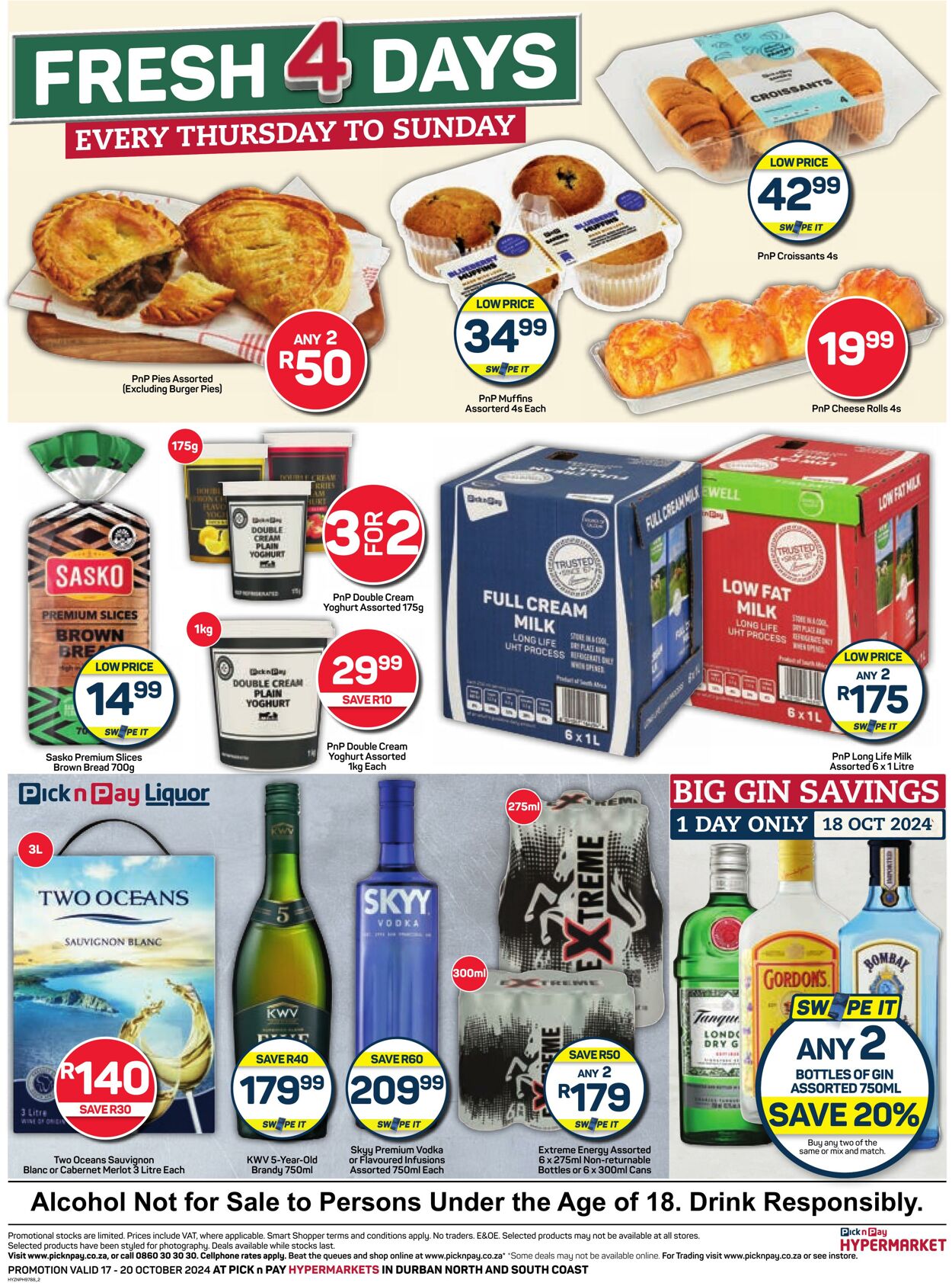 Special Pick n Pay 17.10.2024 - 20.10.2024