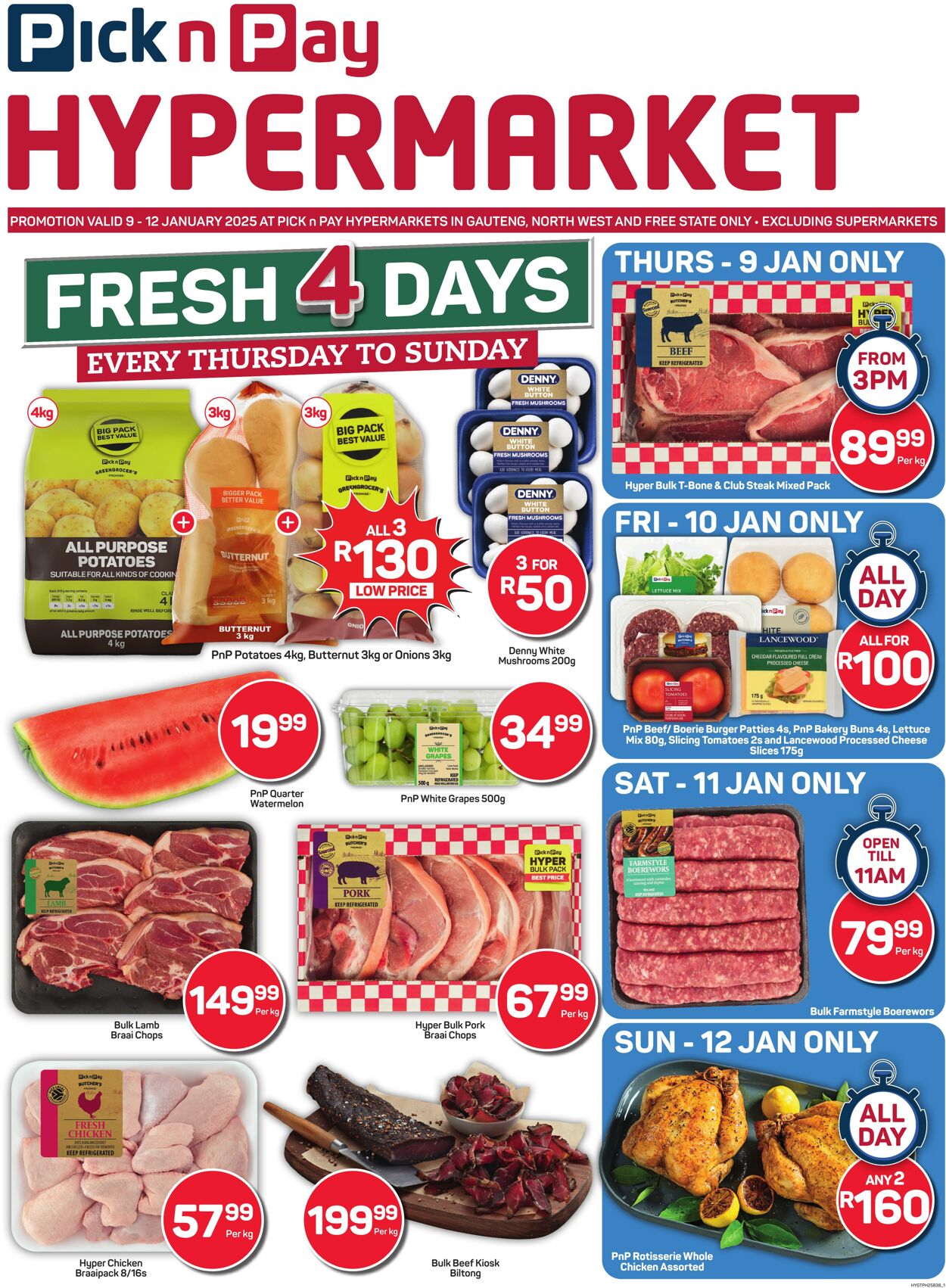 Special Pick n Pay 09.01.2025 - 12.01.2025