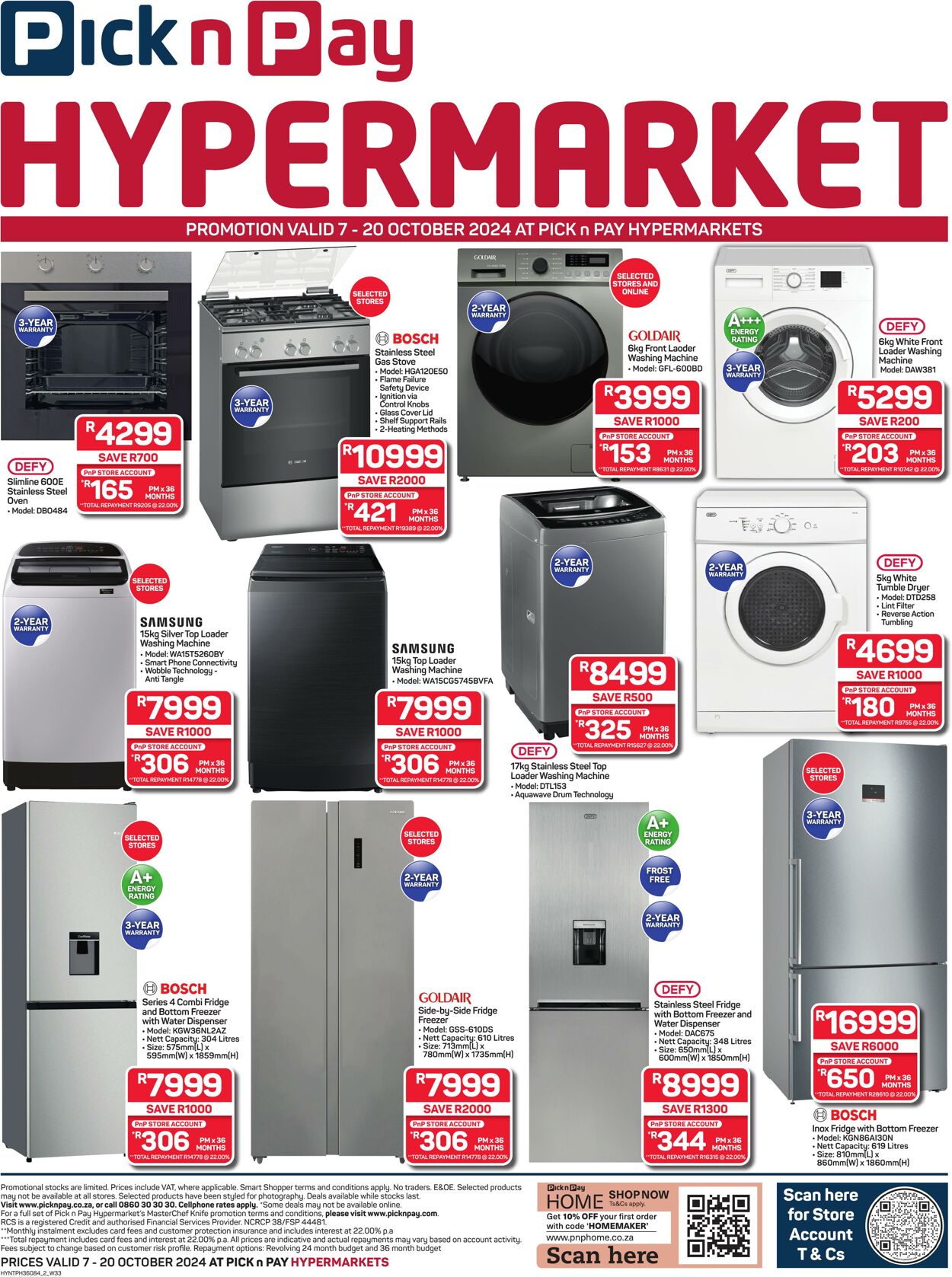 Special Pick n Pay 07.10.2024 - 22.10.2024