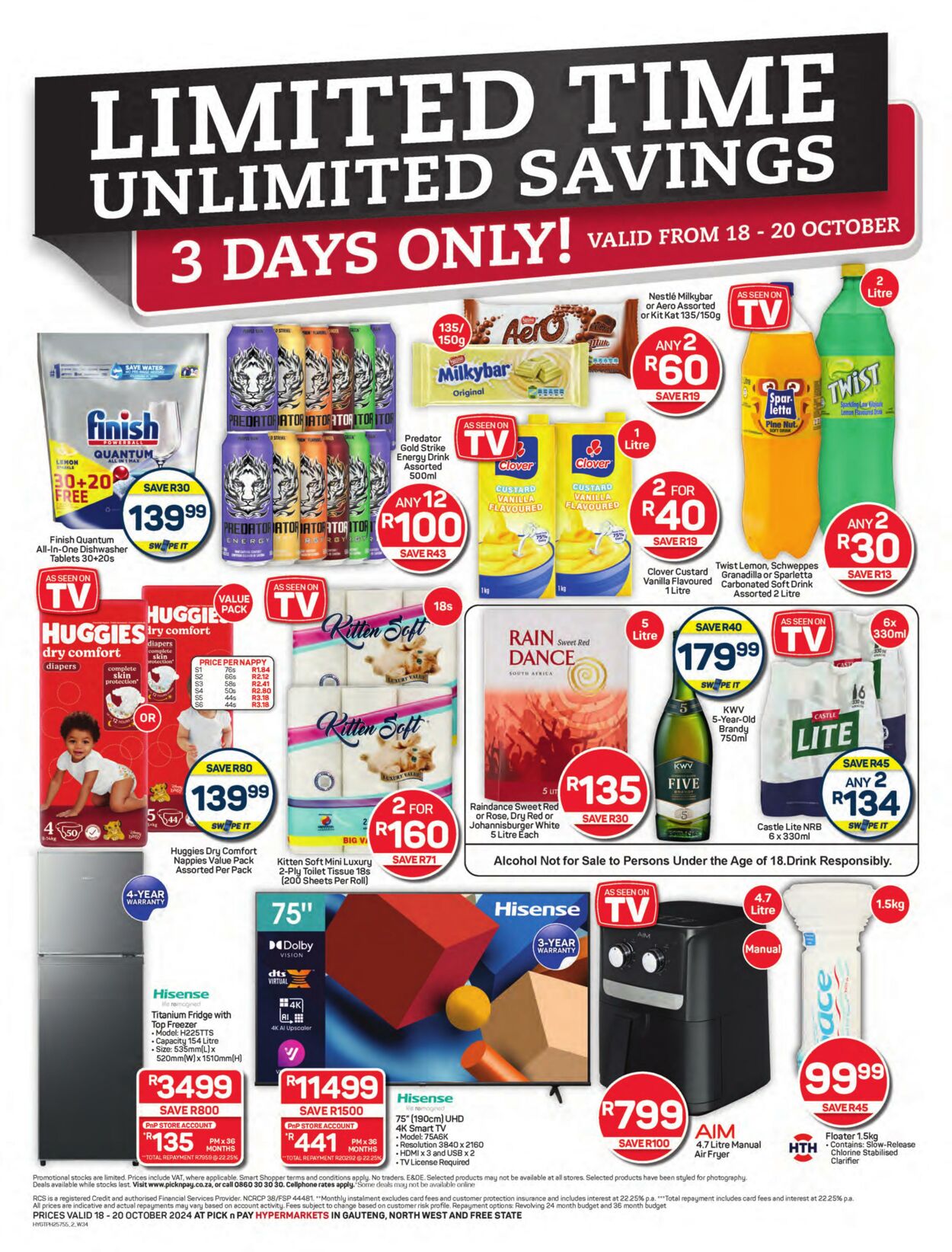 Special Pick n Pay 18.10.2024 - 20.10.2024