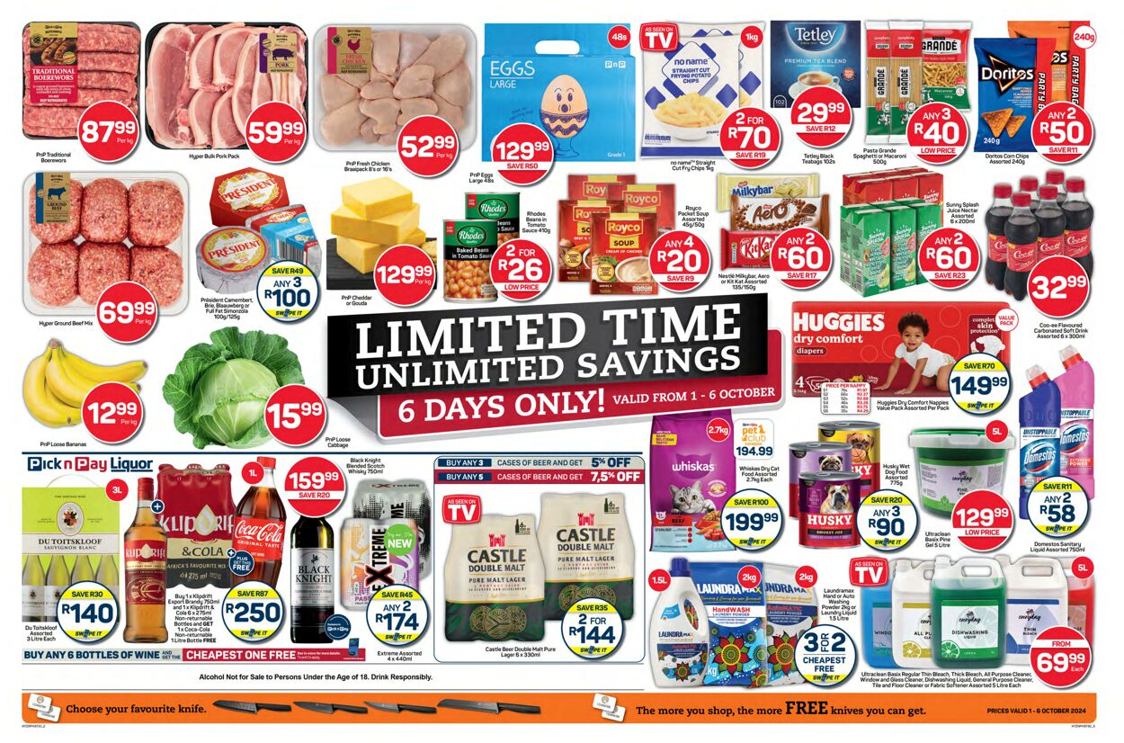 Special Pick n Pay 01.10.2024 - 07.10.2024