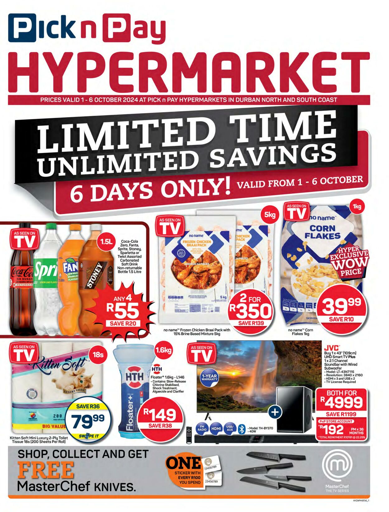 Special Pick n Pay - Hyper Specials 1 Oct, 2024 - 7 Oct, 2024