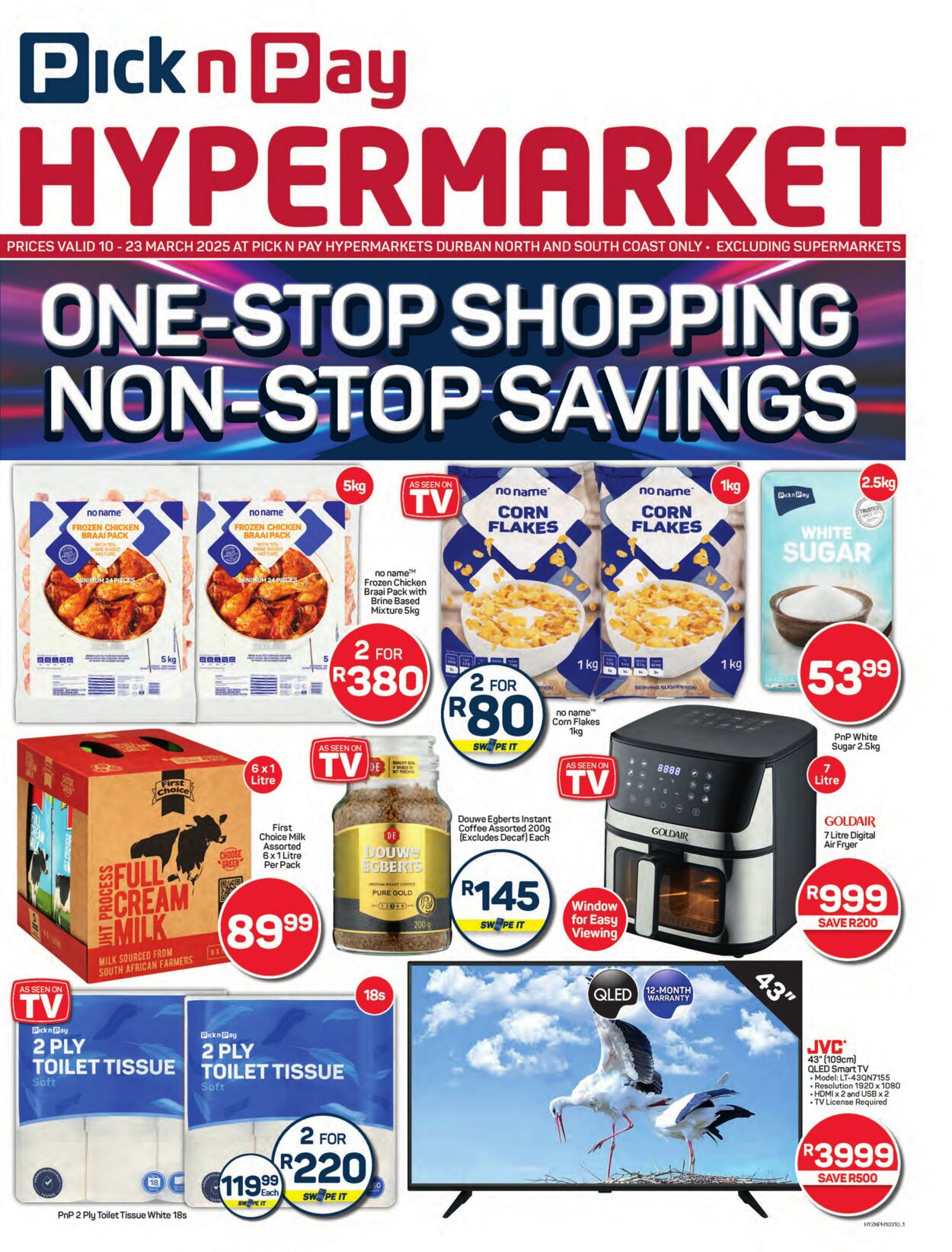 Special Pick n Pay - Hyper Specials 10 Mar, 2025 - 23 Mar, 2025