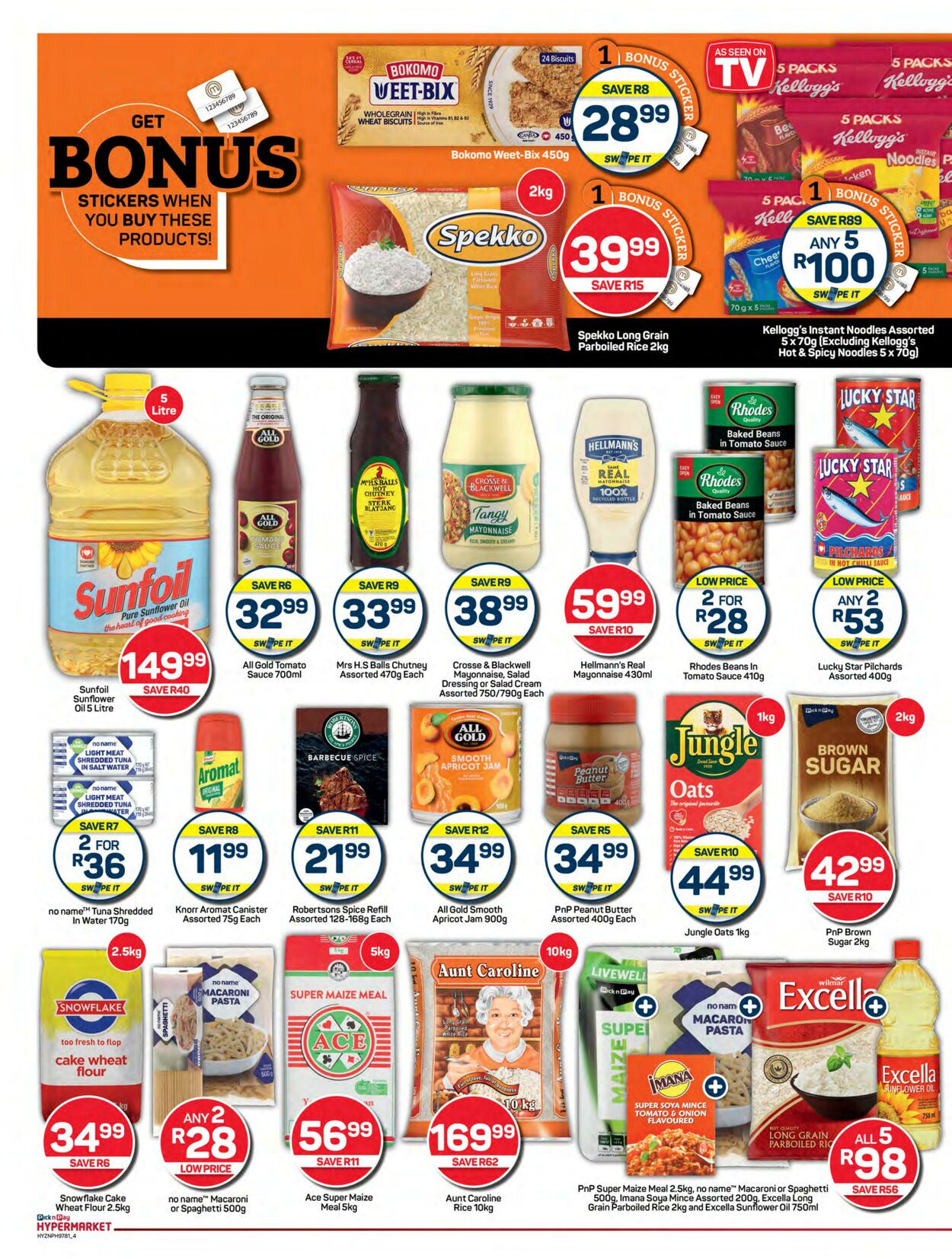 Special Pick n Pay 07.10.2024 - 22.10.2024