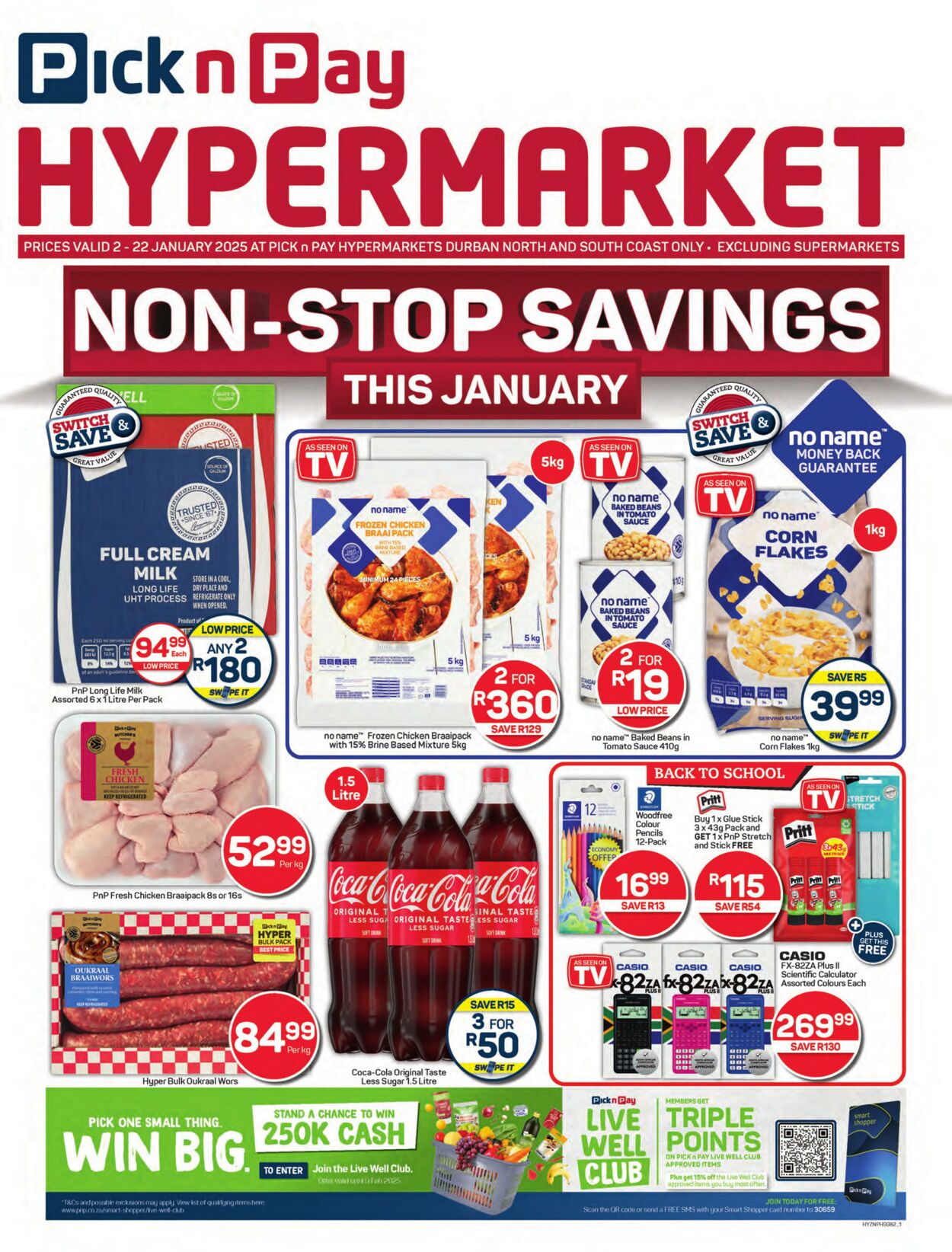 Special Pick n Pay - Hyper Specials 2 Jan, 2025 - 22 Jan, 2025