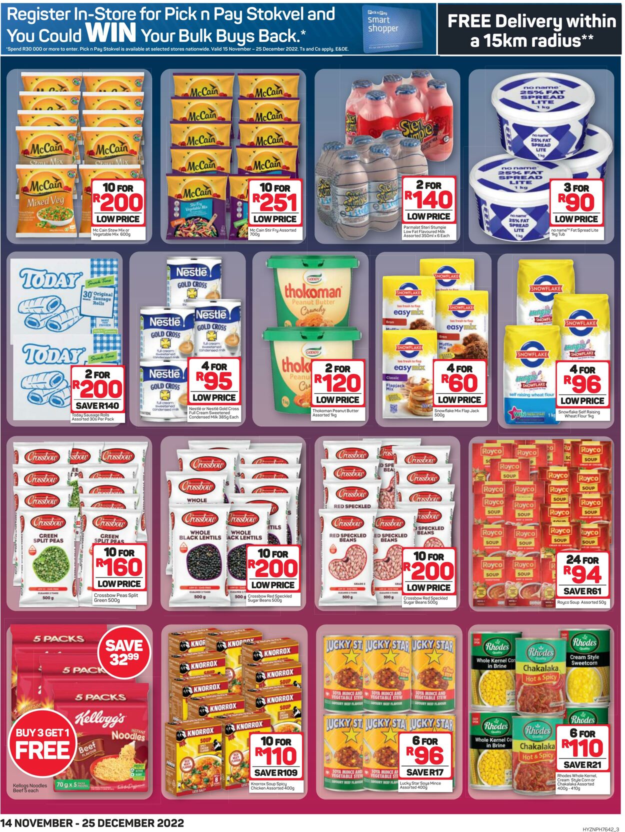 Special Pick n Pay 14.11.2022 - 25.12.2022