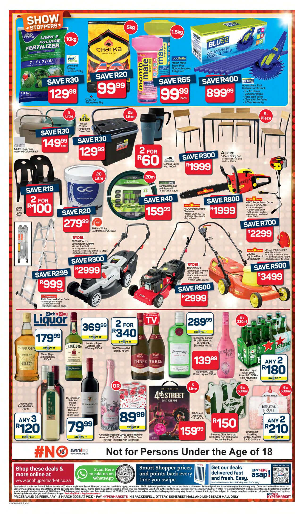 Special Pick n Pay 23.02.2026 - 08.03.2026