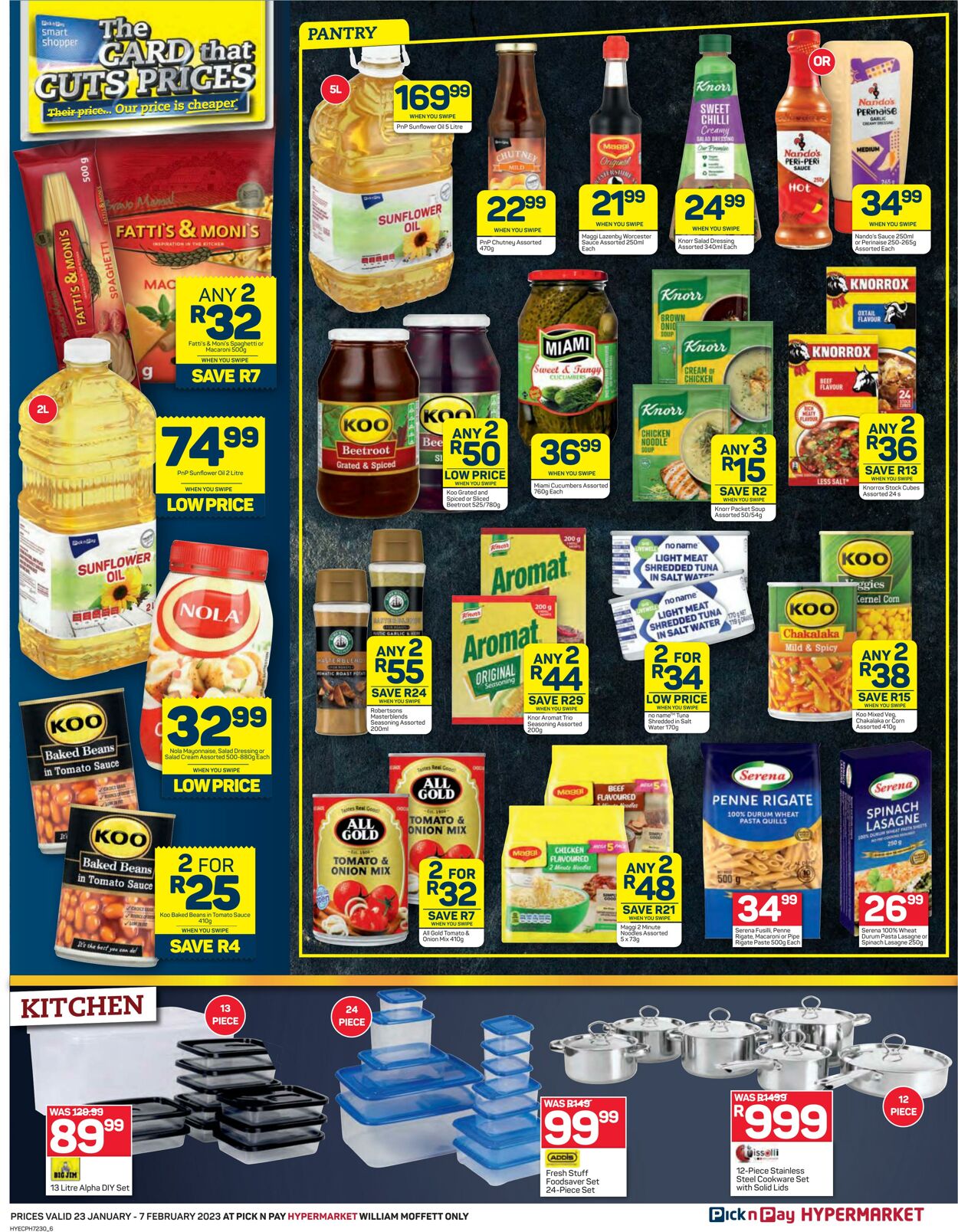 Special Pick n Pay 23.01.2023 - 07.02.2023