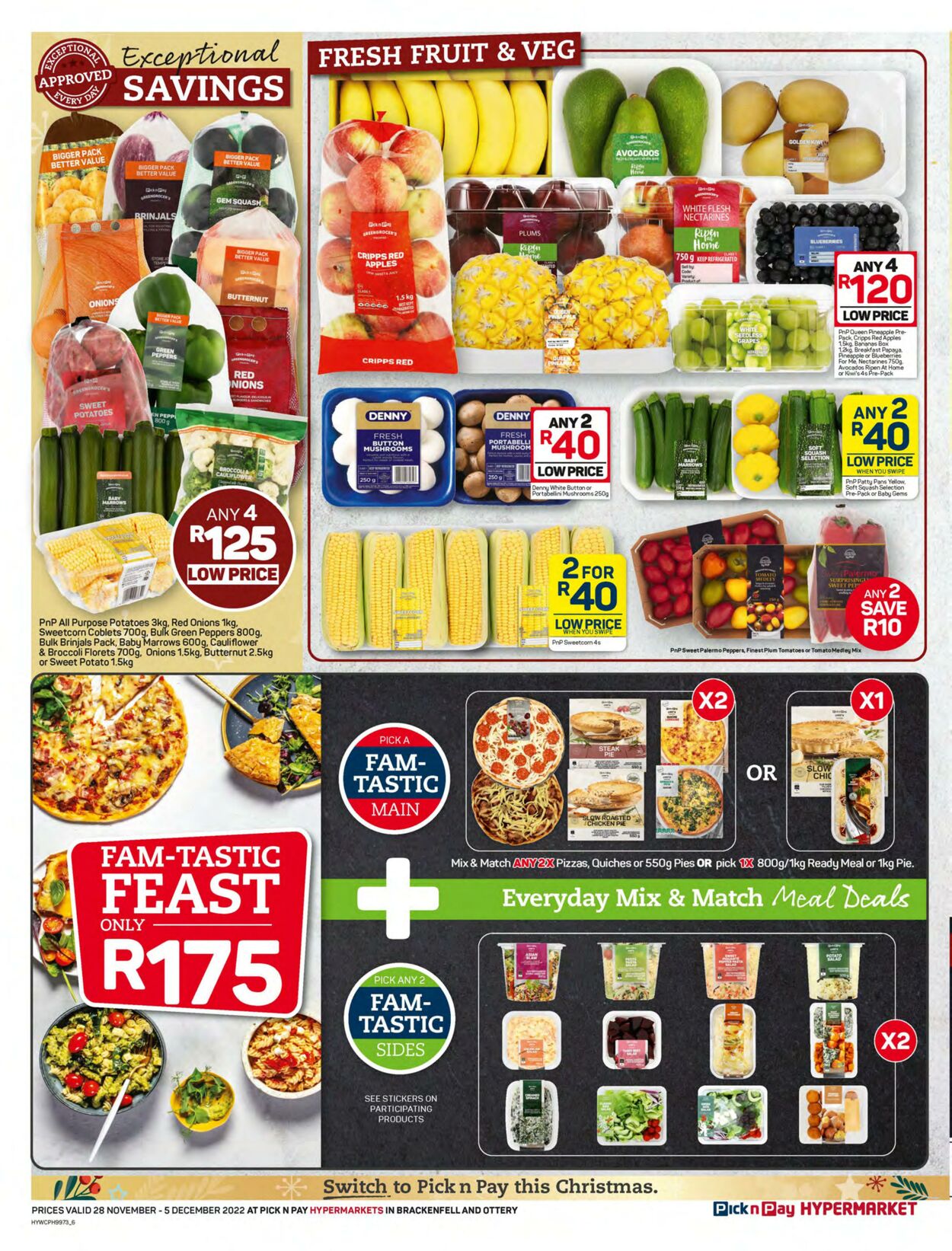 Special Pick n Pay 28.11.2022 - 05.12.2022