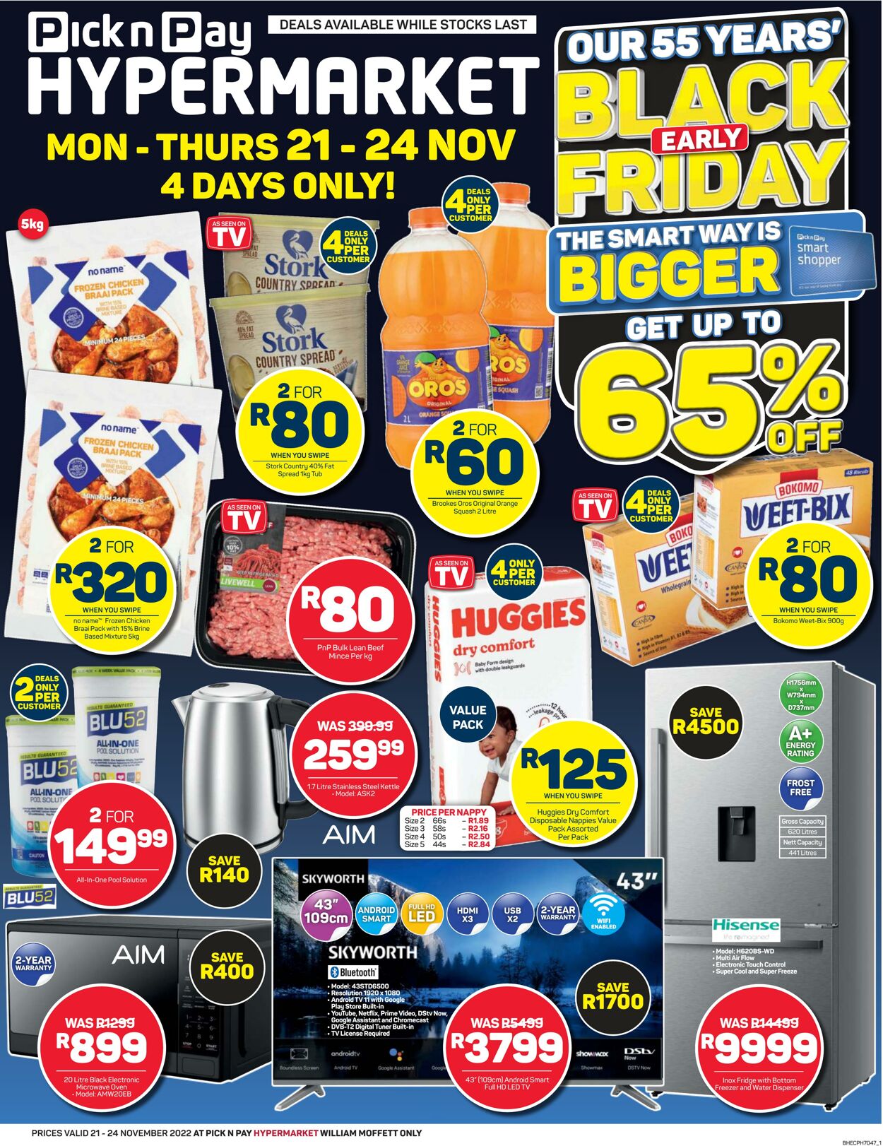Current special Pick n Pay EASTERN CAPE Black Friday 2022 Valid