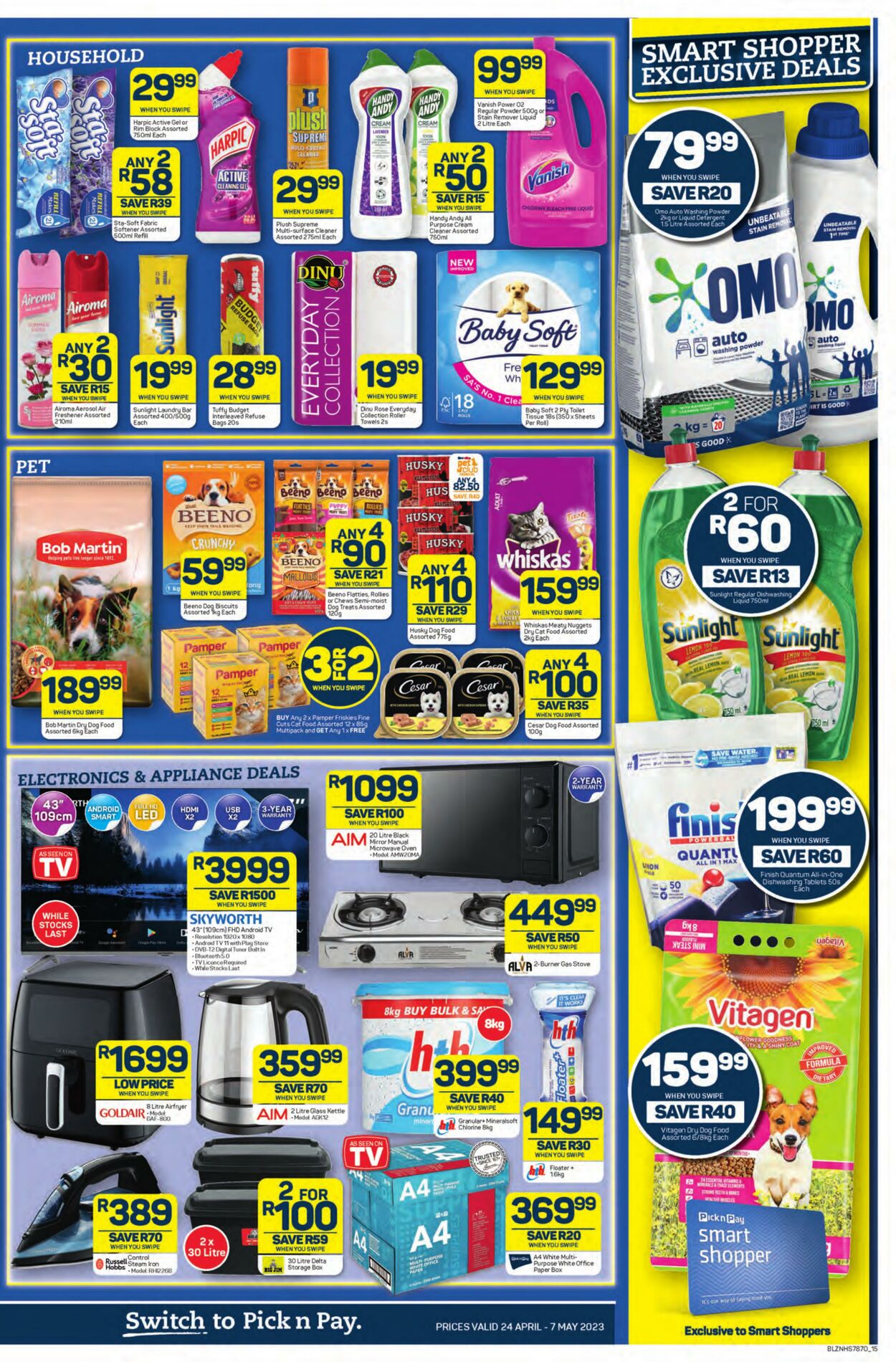 Special Pick n Pay 24.04.2023 - 07.05.2023