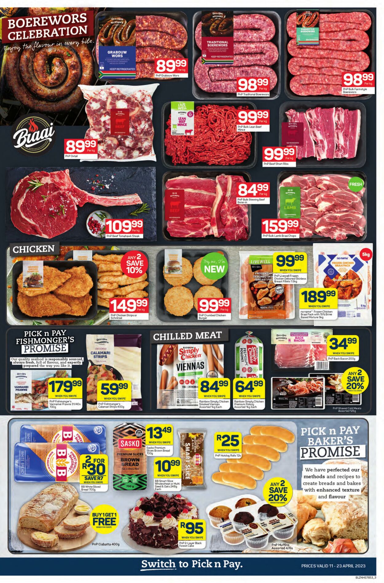 Pick n Pay Promotional Leaflet - Valid from 11.04 to 23.04 - Page nb 3 ...