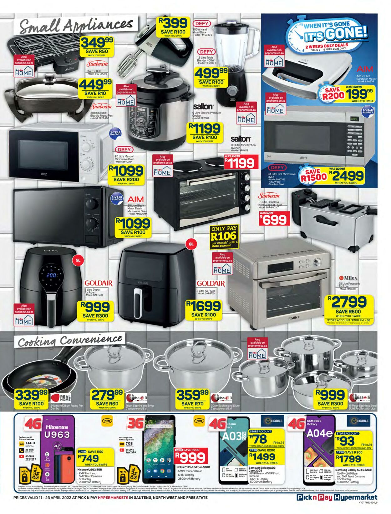 Pick n Pay Promotional Leaflet - Valid from 11.04 to 23.04 - Page nb 9 ...