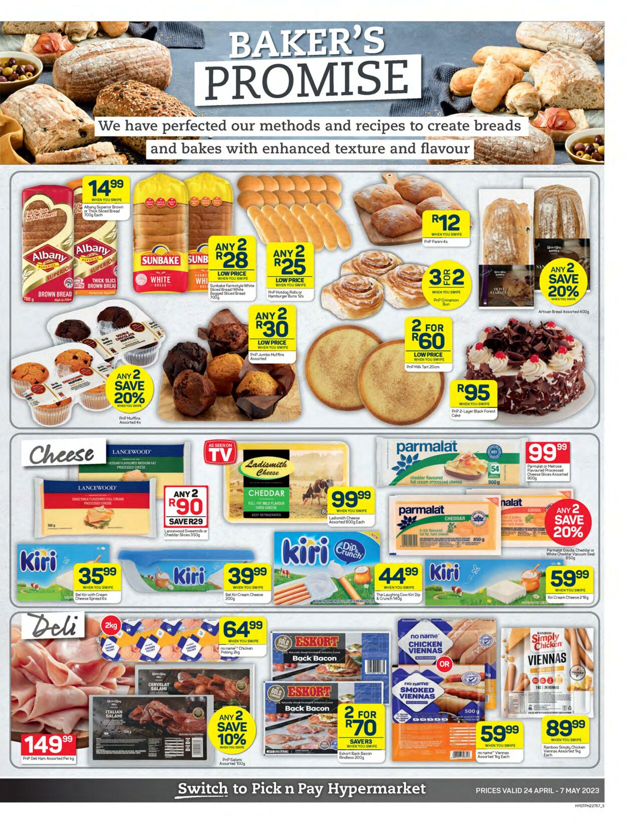 Special Pick n Pay 24.04.2023 - 07.05.2023