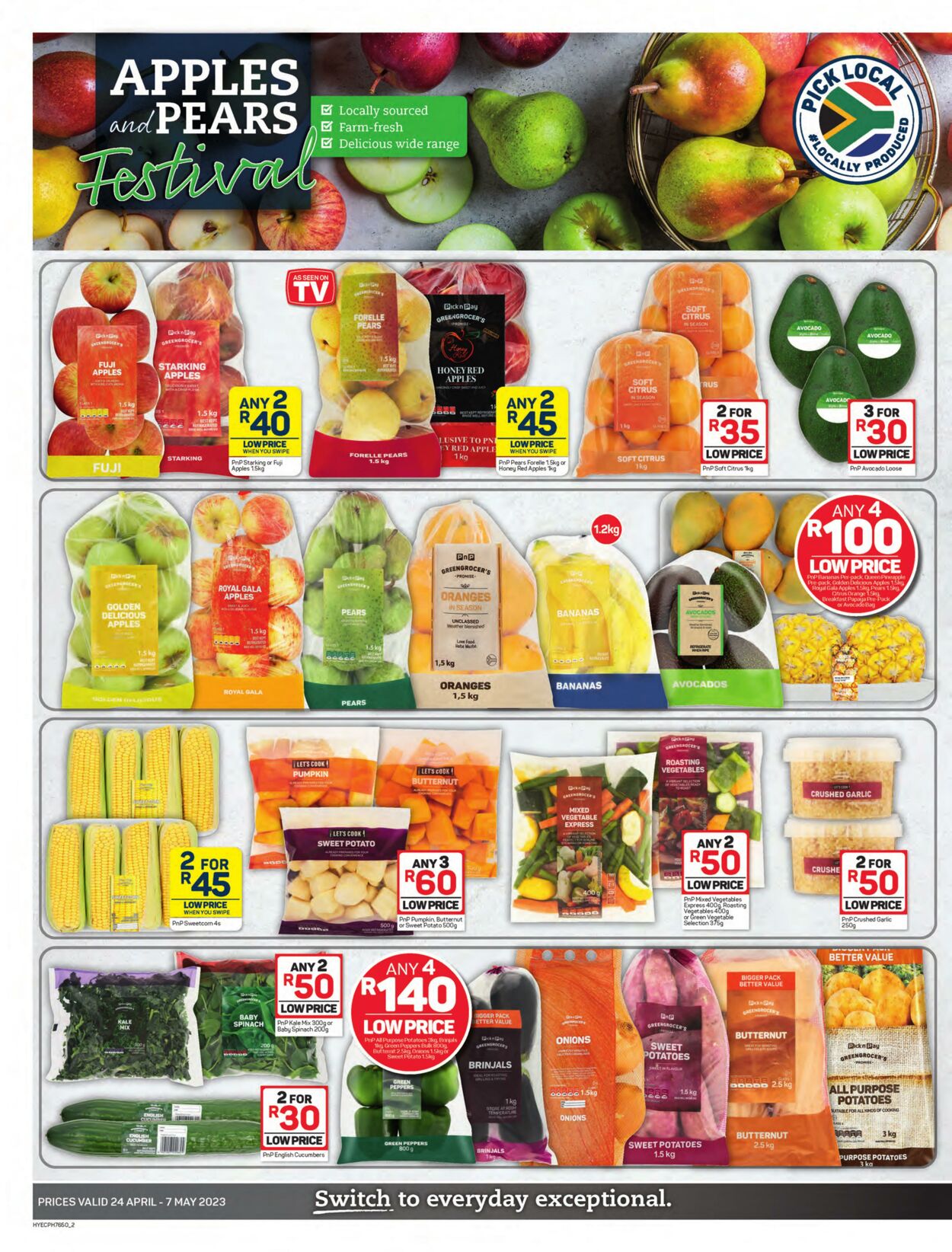 Special Pick n Pay 24.04.2023 - 07.05.2023