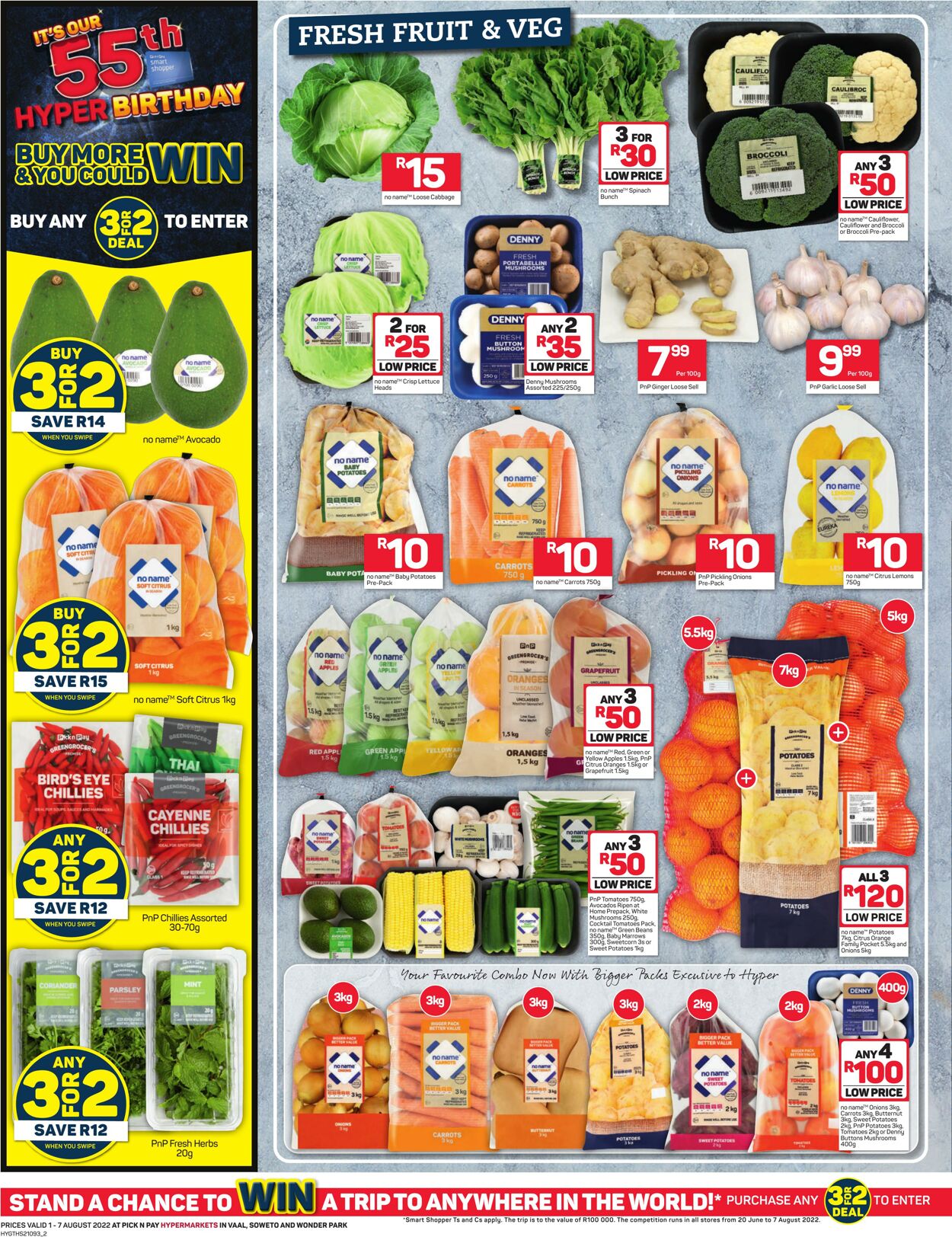 Special Pick n Pay 01.08.2022 - 07.08.2022
