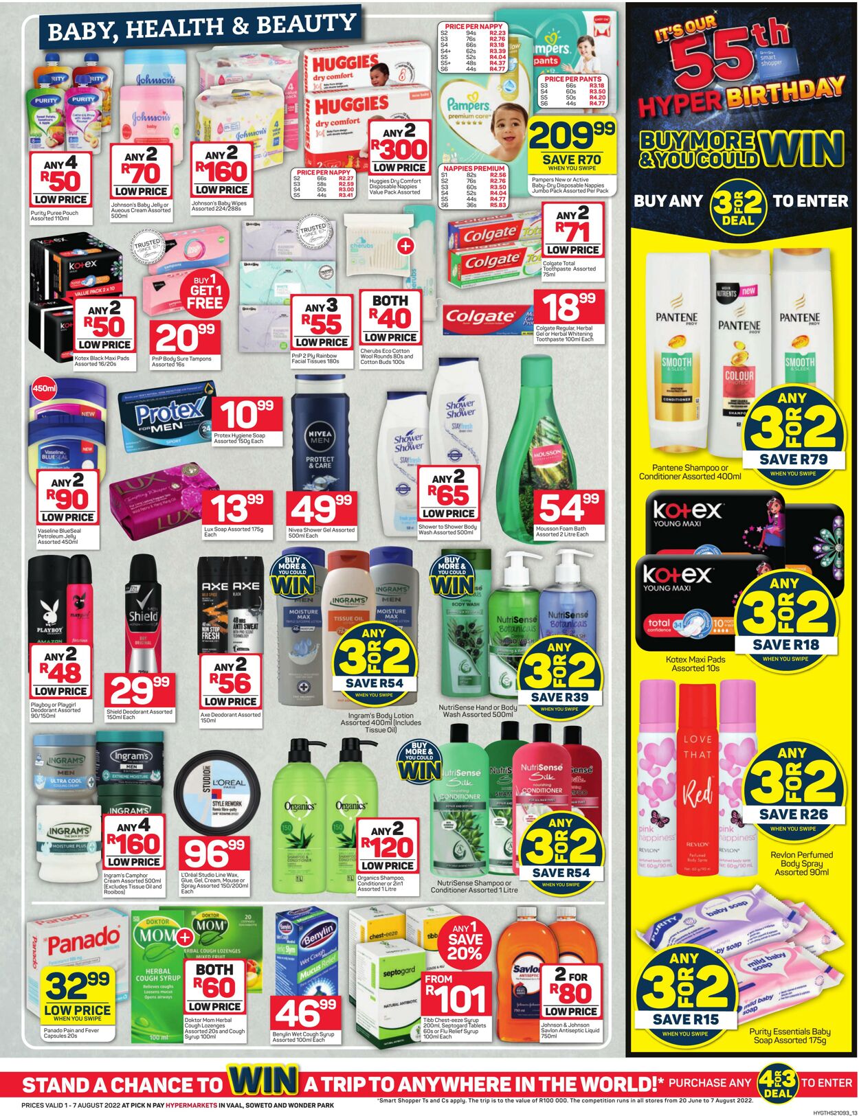 Special Pick n Pay 01.08.2022 - 07.08.2022