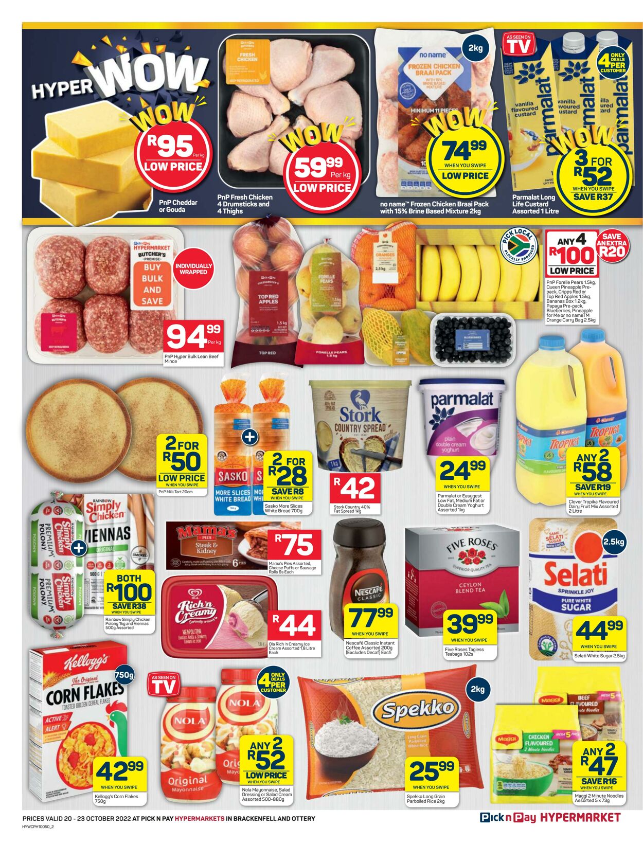 Pick n Pay Promotional Leaflet - Valid from 20.10 to 23.10 - Page nb 2 ...