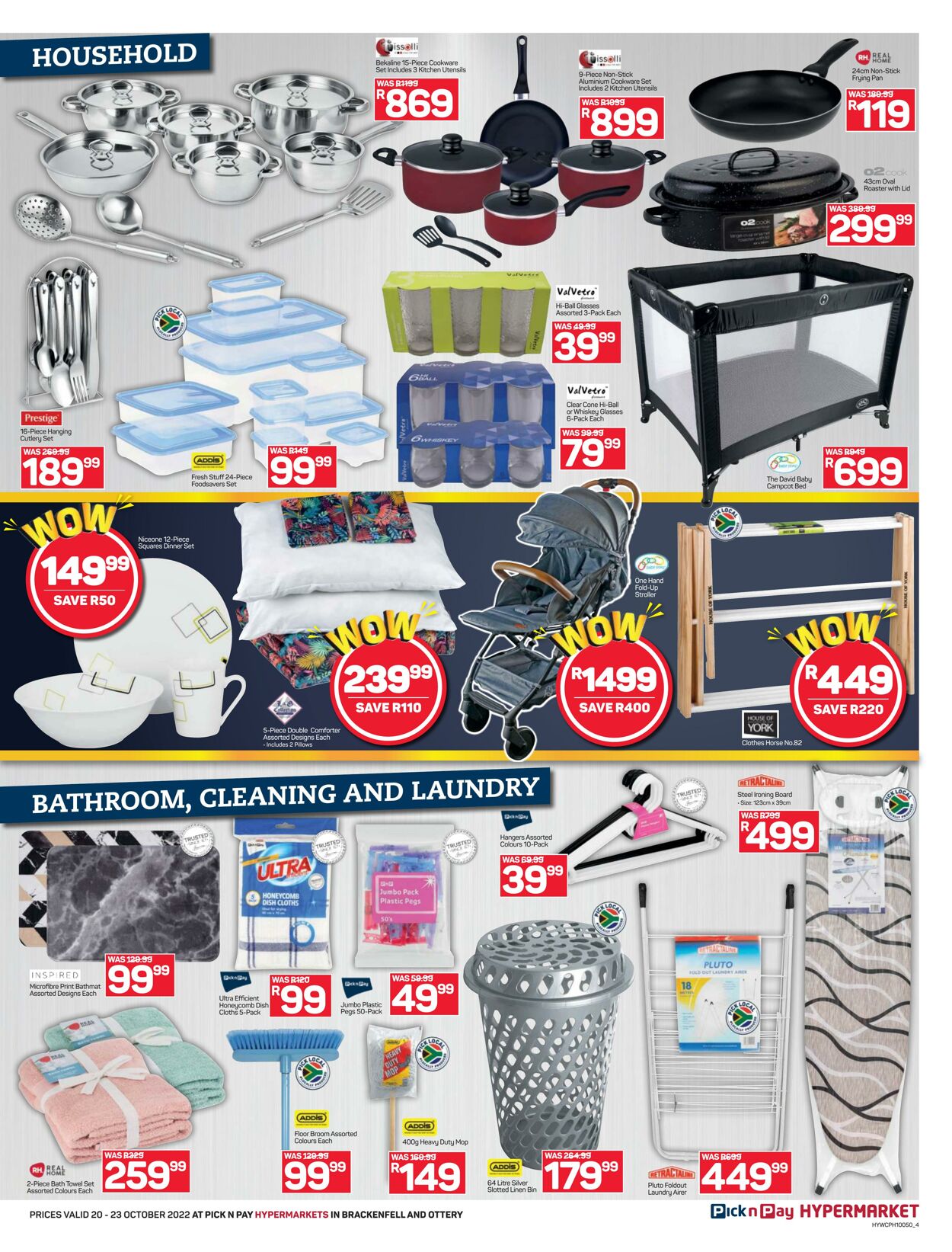 Pick n Pay Promotional Leaflet - Valid from 20.10 to 23.10 - Page nb 4 ...