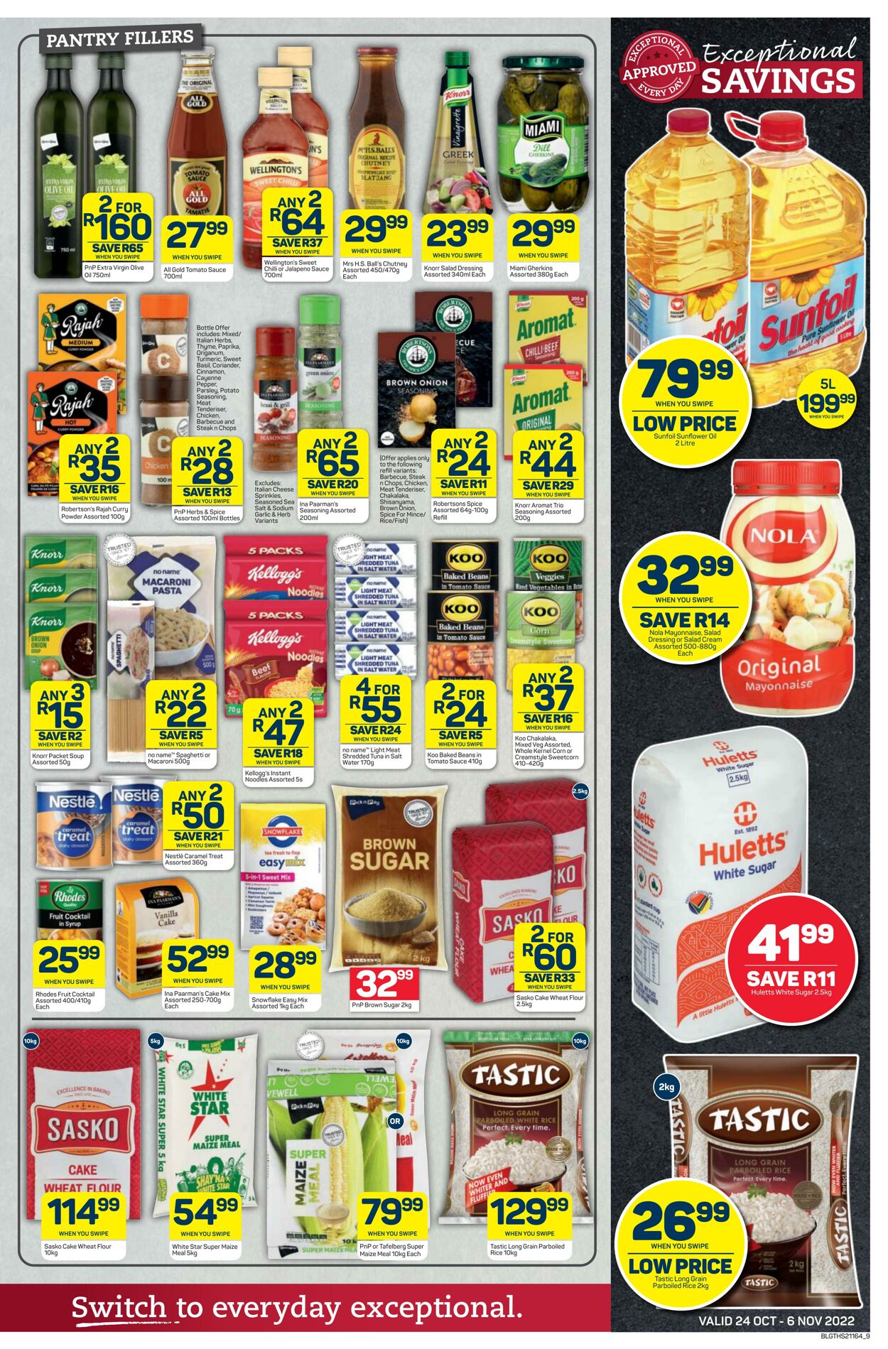 Special Pick n Pay 24.10.2022 - 06.11.2022