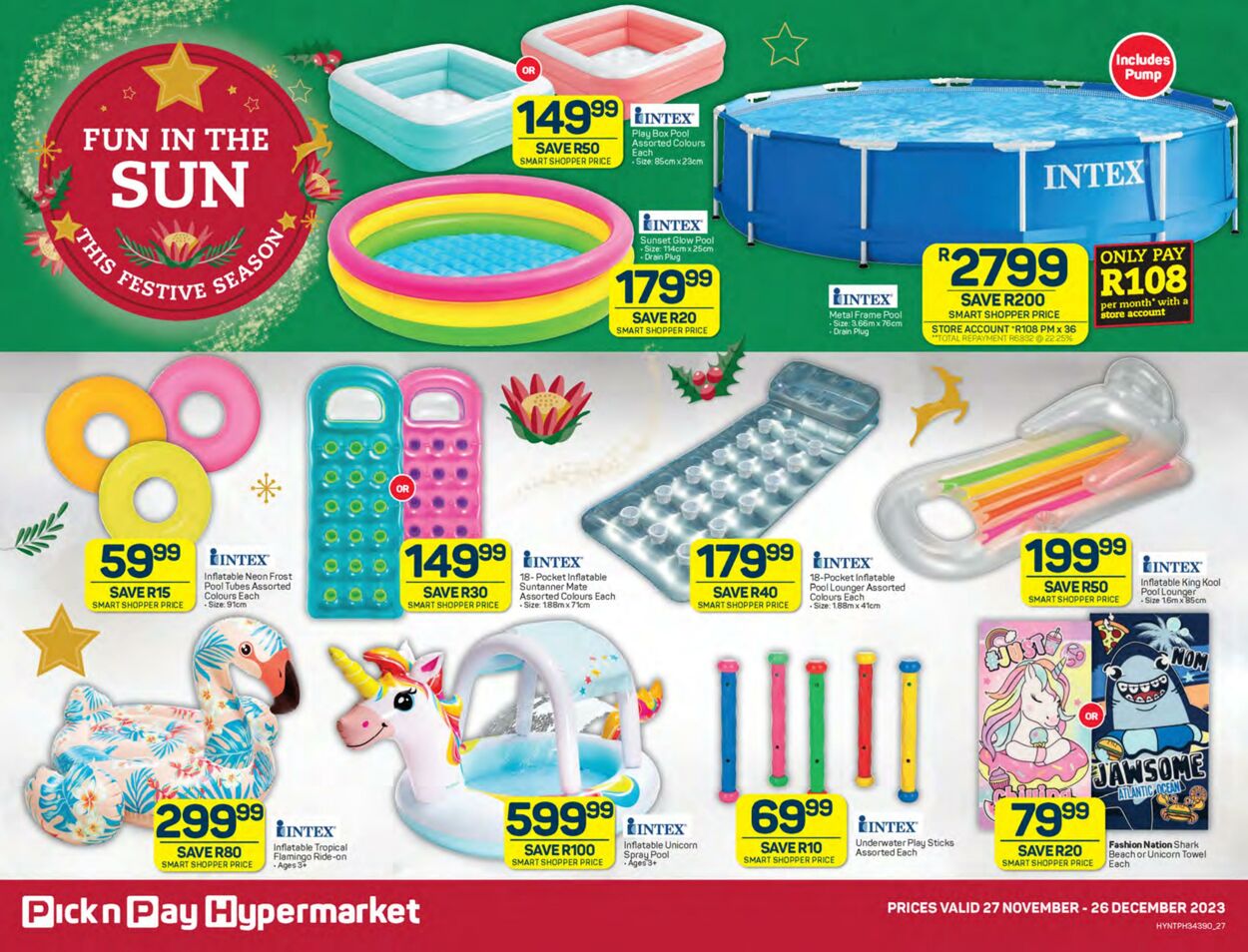 Special Pick n Pay 27.11.2023 - 26.12.2023