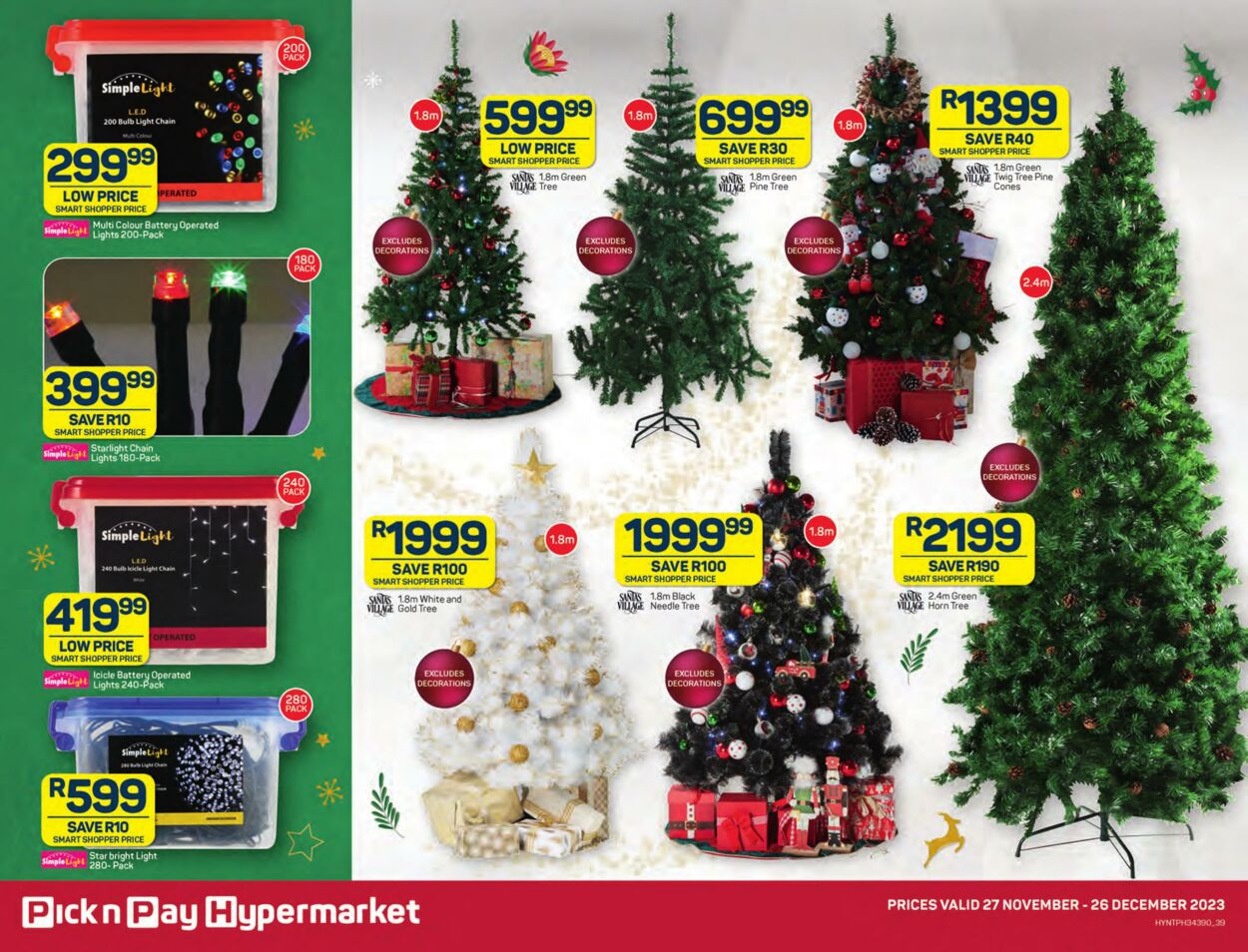 Special Pick n Pay 27.11.2023 - 26.12.2023