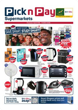Special Pick n Pay 09.02.2026 - 01.03.2026