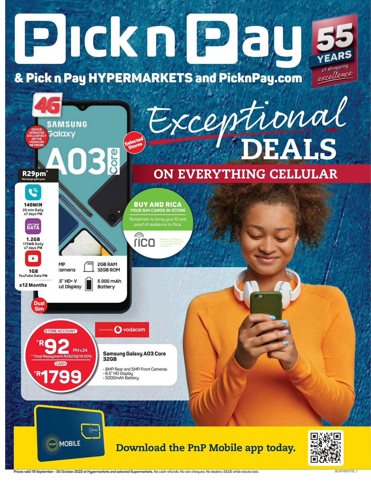 Special Pick n Pay 19.09.2022-30.10.2022