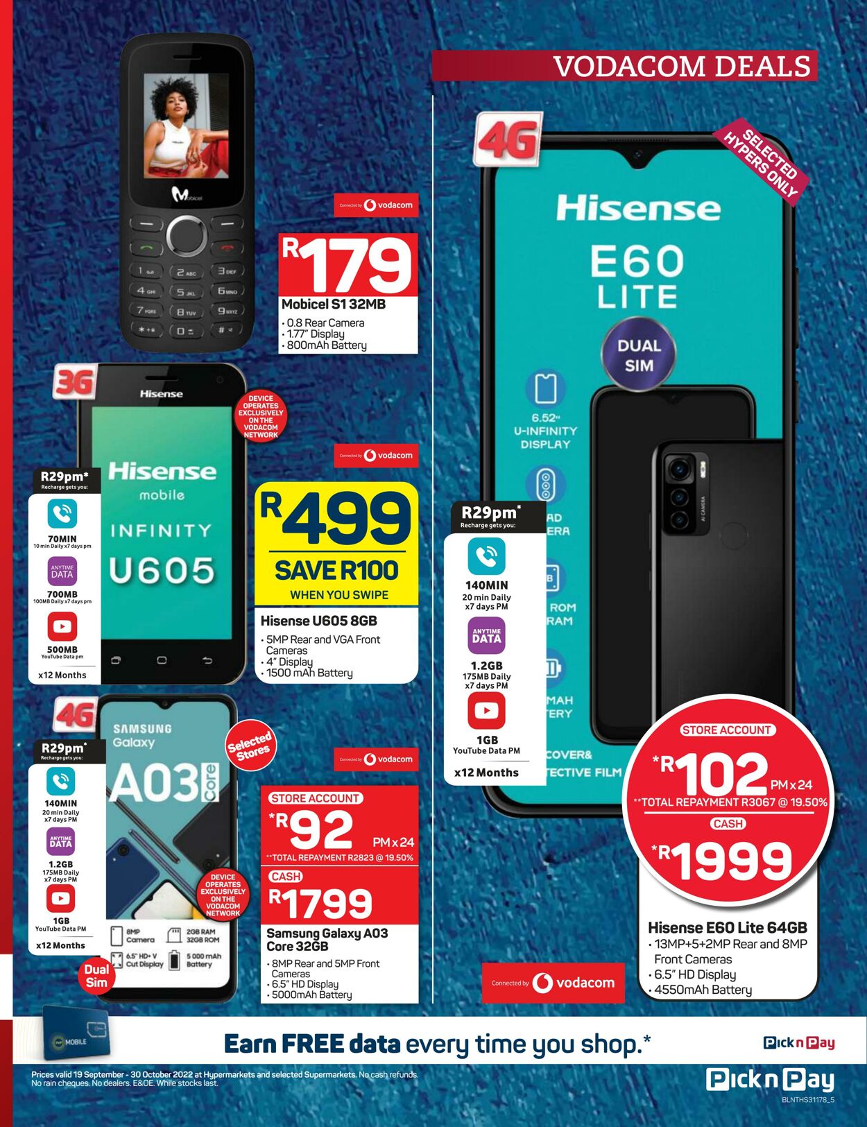 Special Pick n Pay 19.09.2022-30.10.2022
