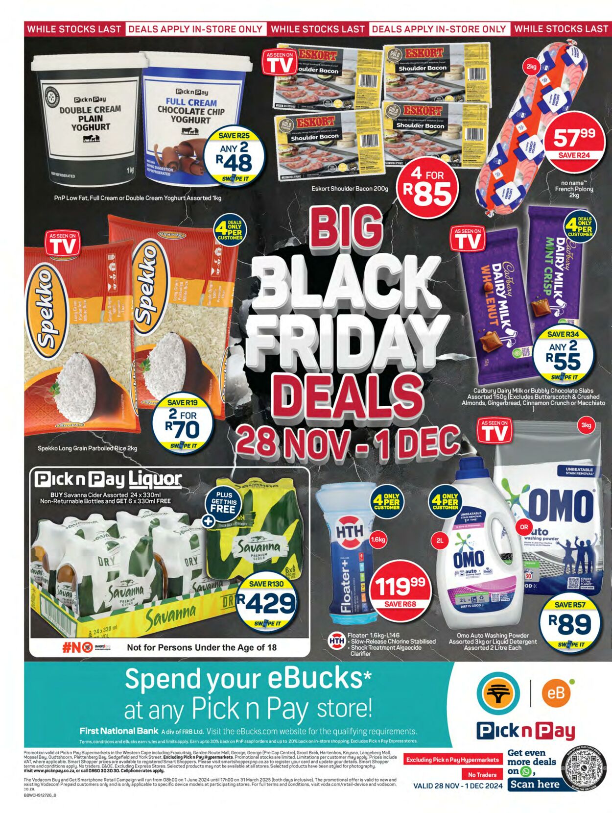 Special Pick n Pay 28.11.2024 - 01.12.2024